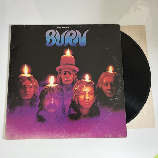 Deep Purple – Burn LP 1974 Vinyl Record Warner Bros W 2766