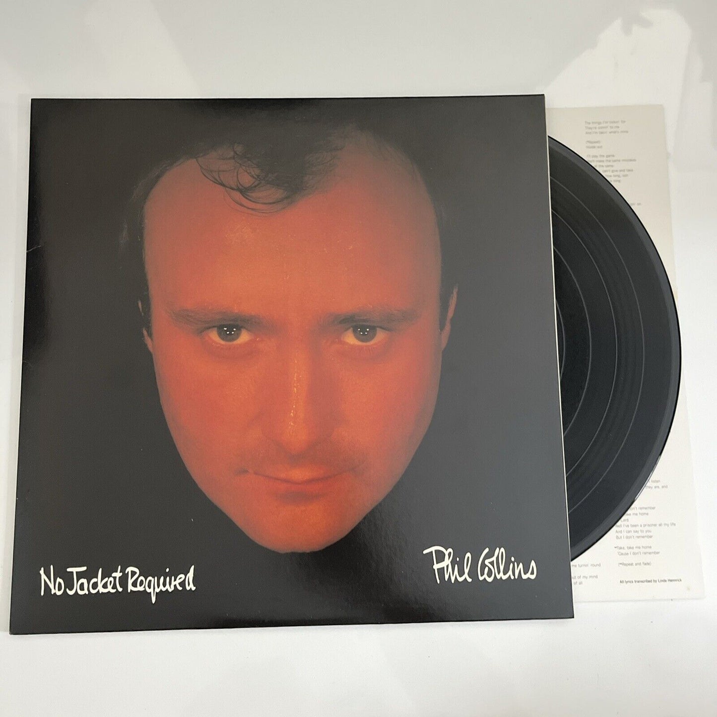 Phil Collins – No Jacket Required 1985 LP Vinyl WEA Records P-13077