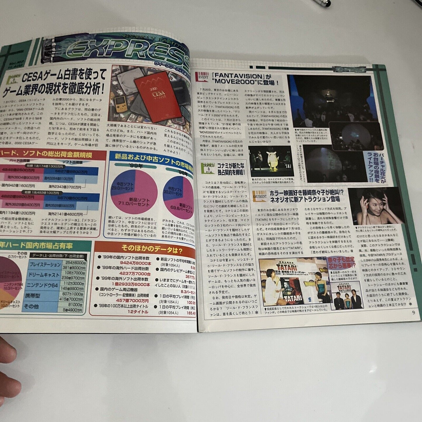 Weekly Famitsu Magazine 2000 August 11 #608 Final Fantasy 9 Capcom SNK Japanese