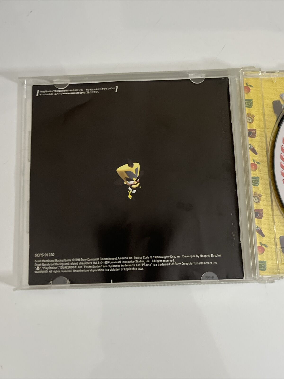 Crash Bandicoot Racing PS1 Sony PlayStation NTSC-J JAPAN 1999 Game