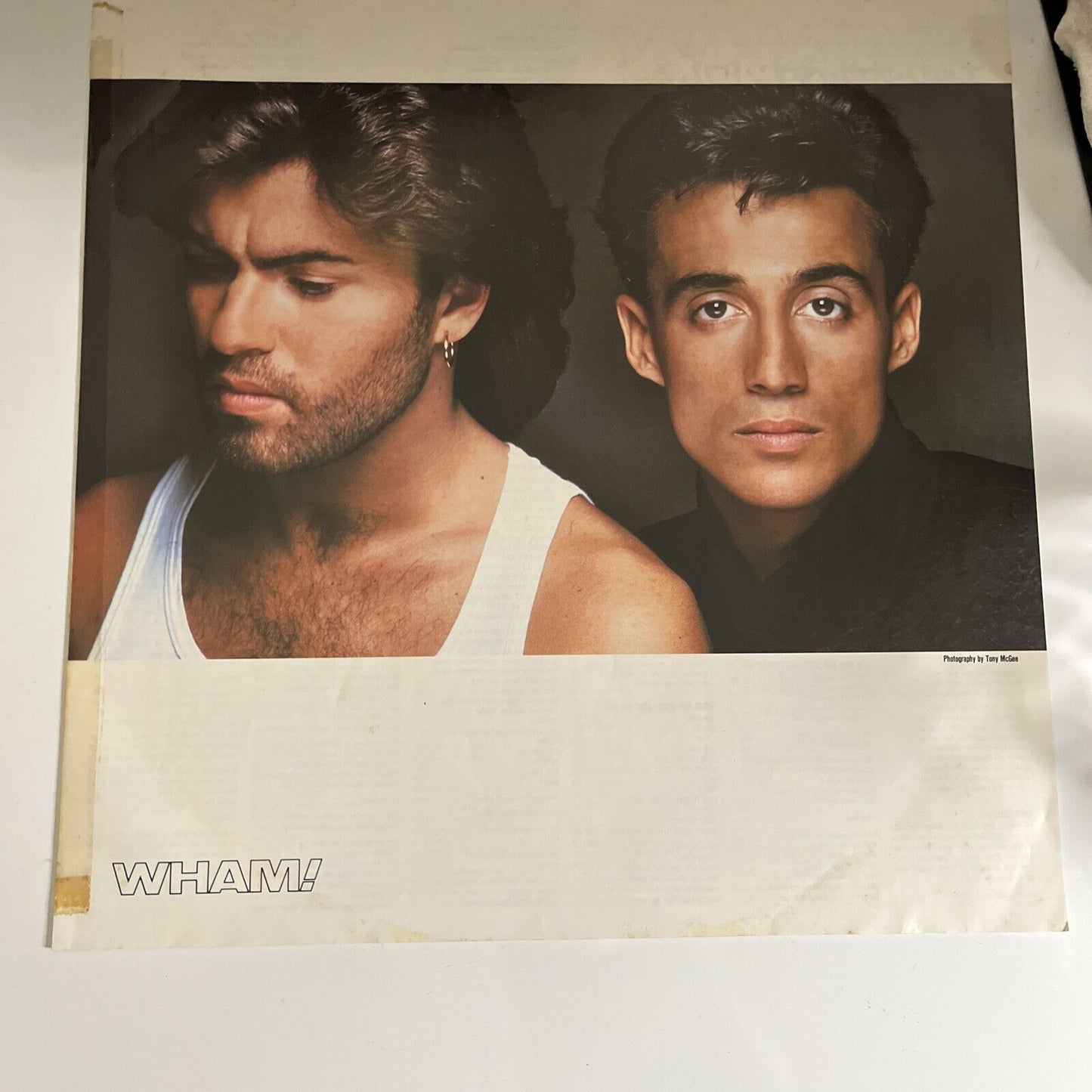 Wham! – Music From The Edge Of Heaven 1986 LP Vinyl Record Obi Epic 28-3P-750