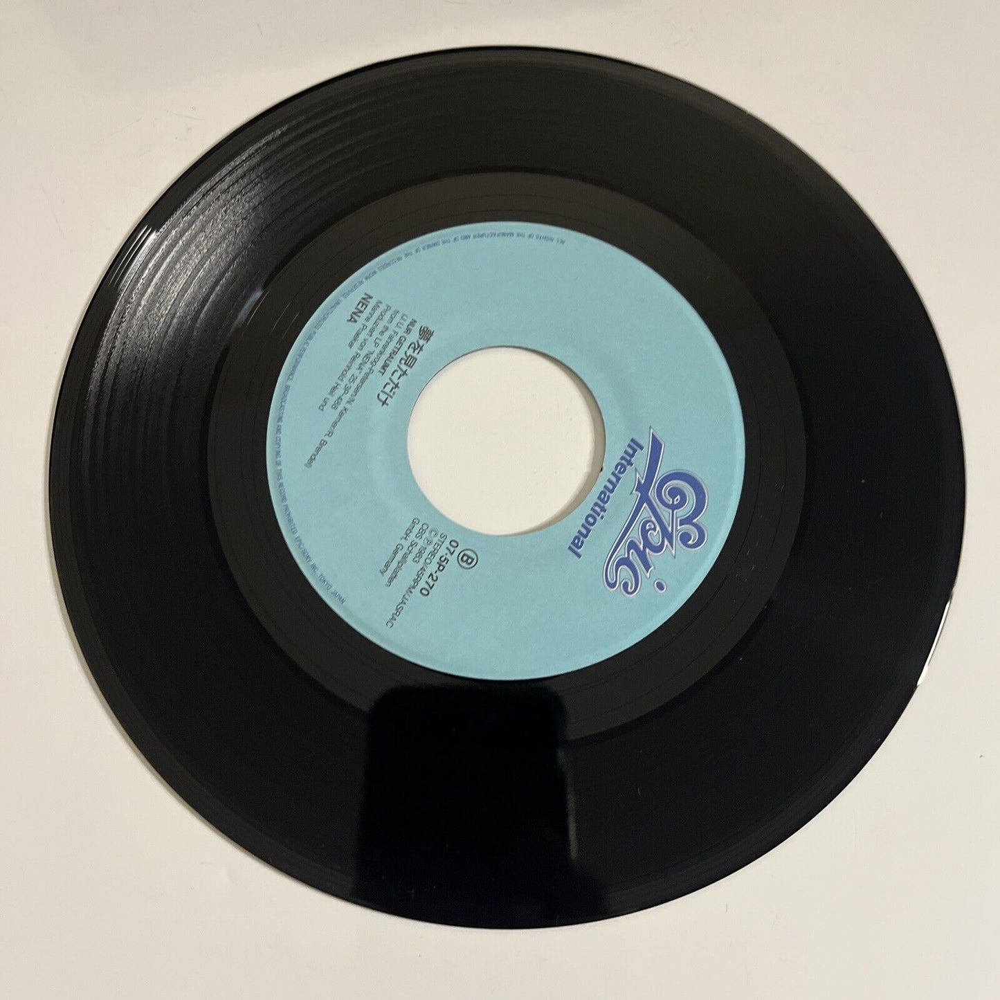 Nena 99 Luftballons 7" Vinyl Record 1984 Japan Epic 07-5P-270