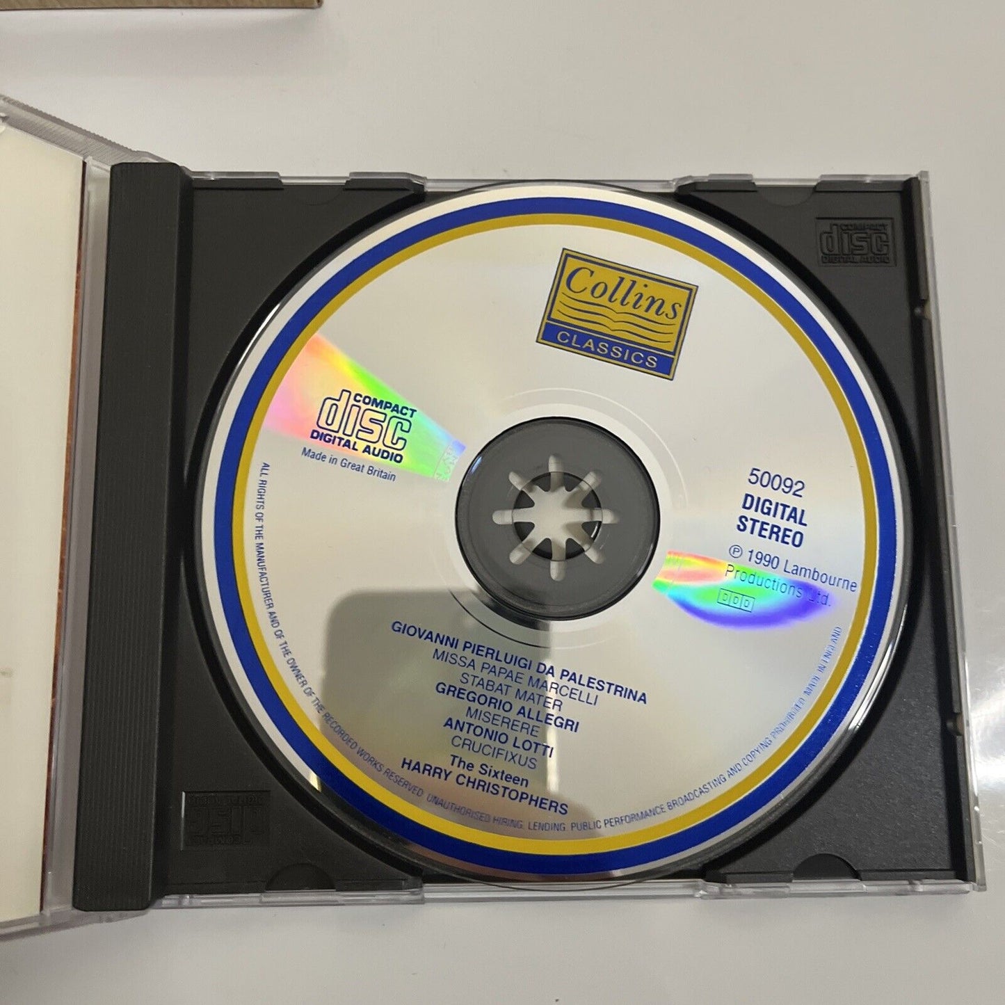 A Renaissance Anthology - Harry Christophers The Sixteen (CD, 1992, 2-Disc)