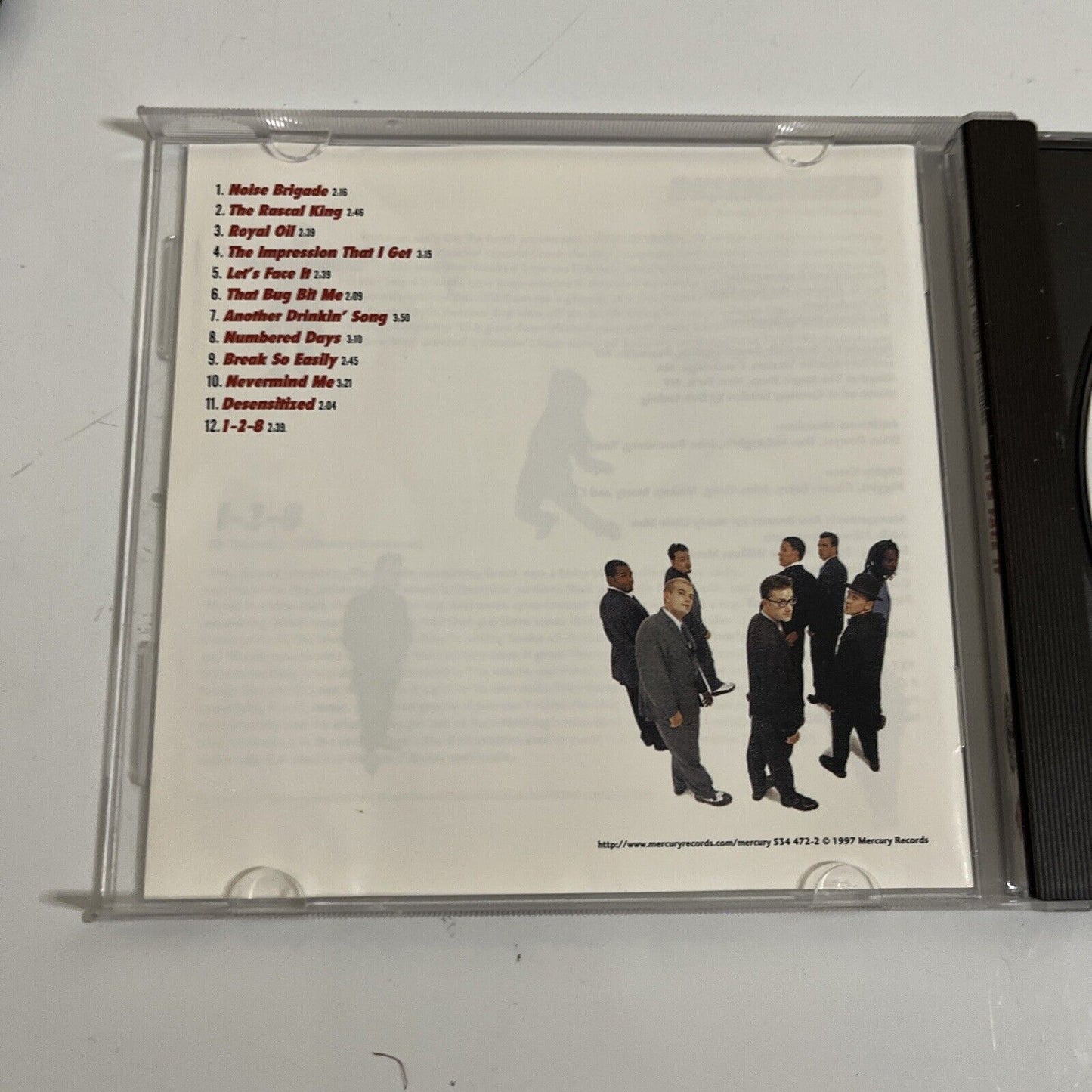 Let's Face It by The Mighty Mighty Bosstones (CD, 1997) Mercury Records