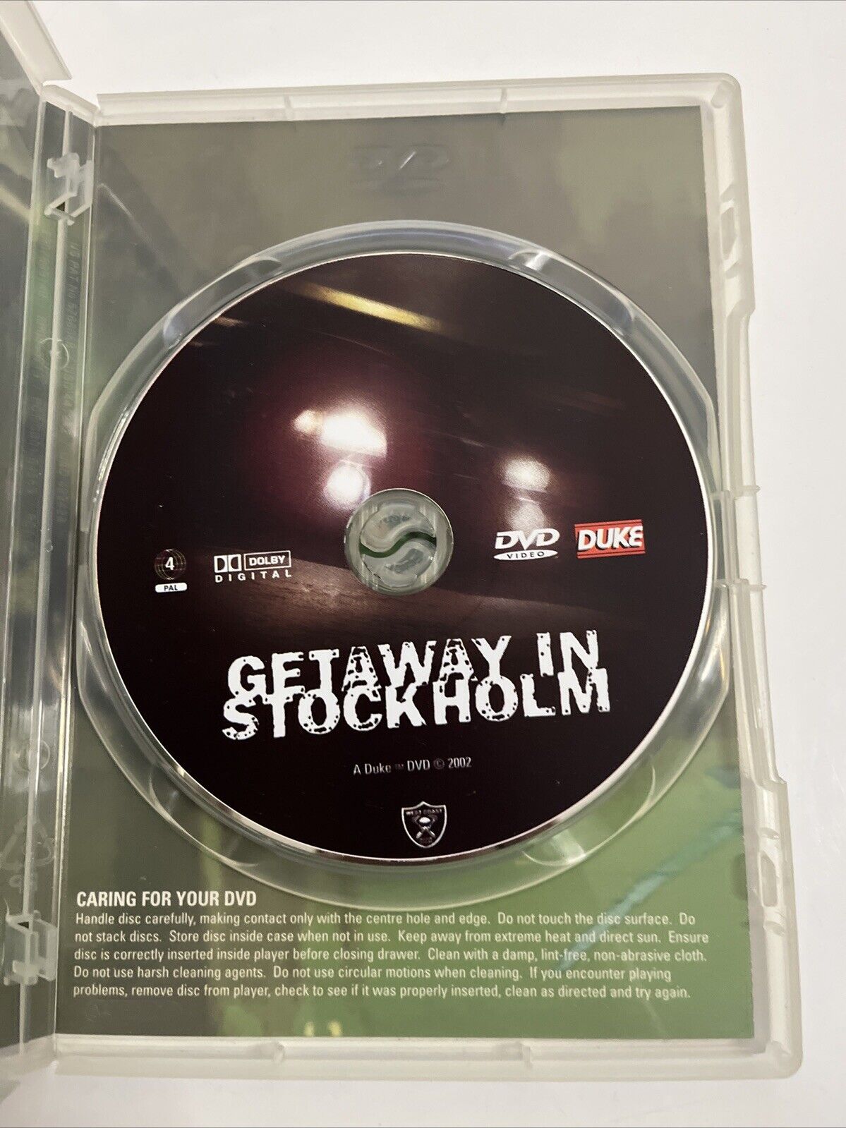 Getaway in Stockholm (DVD, 2002) Street Racing Region 4