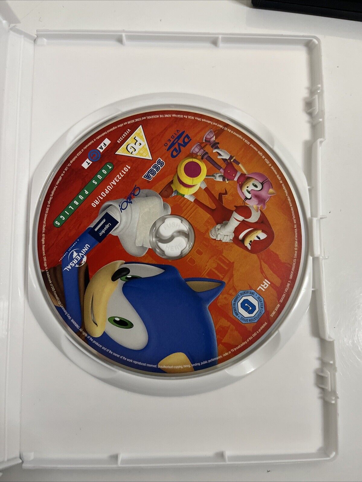 Sonic Boom Volume 1,2,3 (DVD, 2014) With Stickers Region 2&4