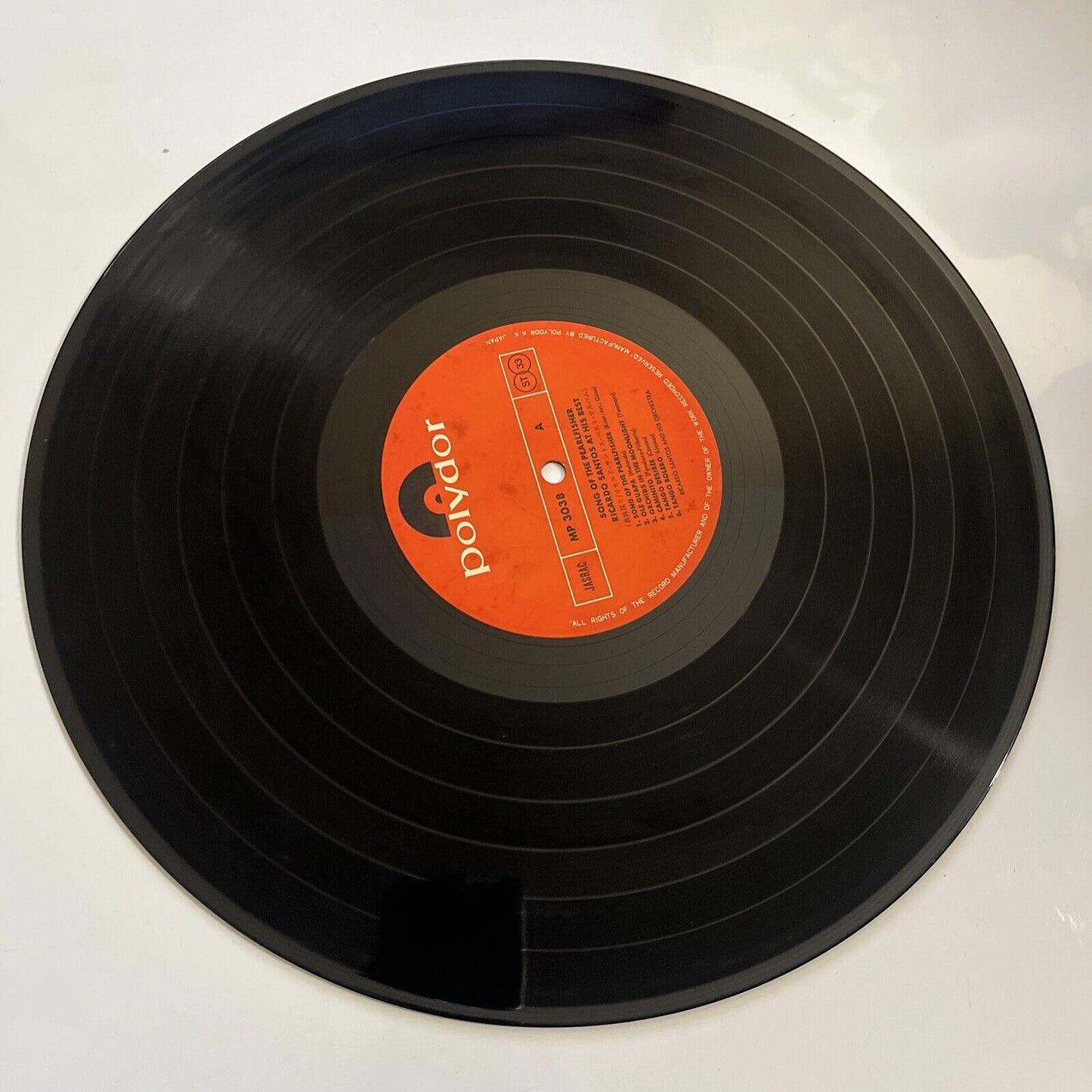 Ricardo Santos – Song Of The Pearlfisher LP 1976 Vinyl Obi Japan Polydor Record