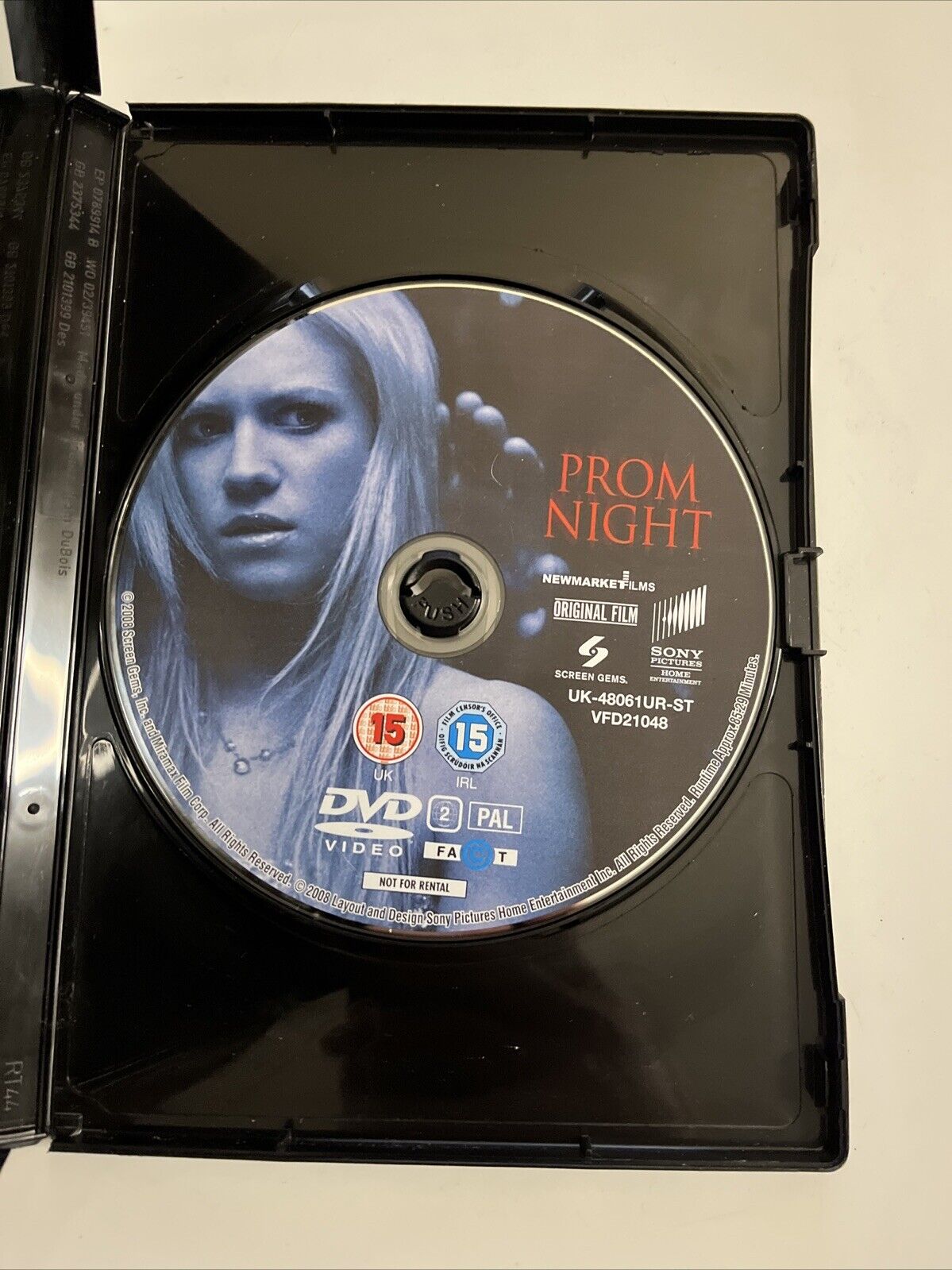 Prom Night (DVD, 2008) Brittany Snow, Scott Porter Horror Film Region 2