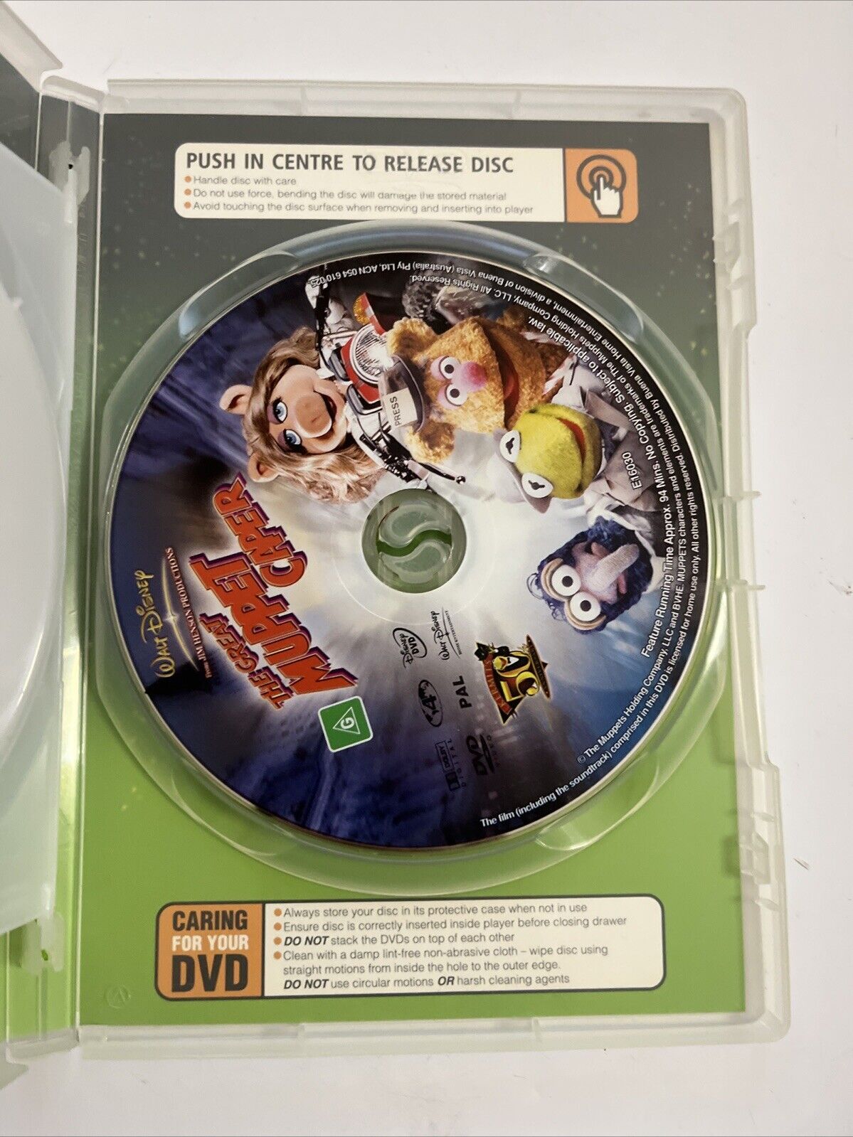 The Great Muppet Caper / The Muppet Christmas Carol (DVD, 1980) Region 4