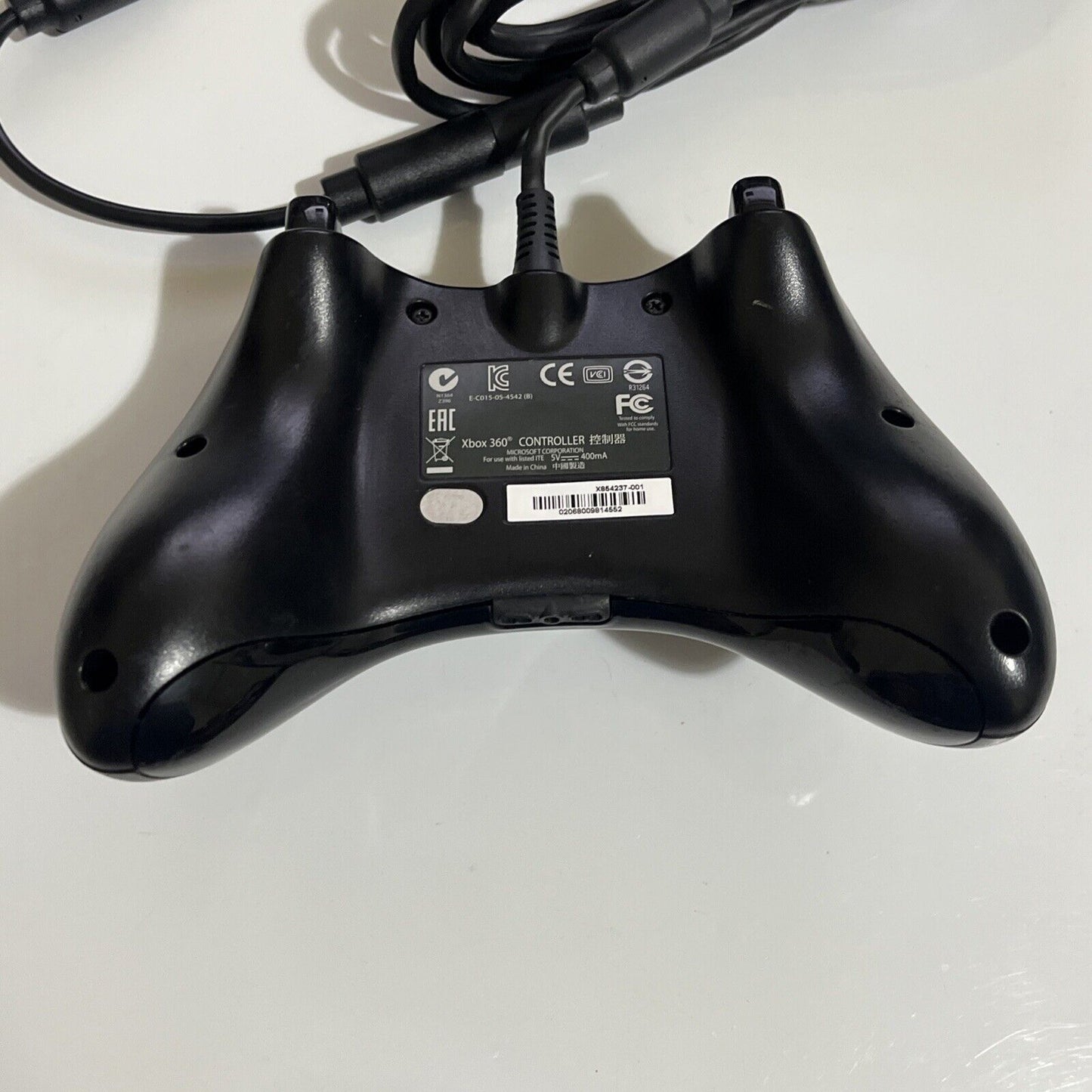 Genuine Official Microsoft XBOX 360 Controller Wired USB Black