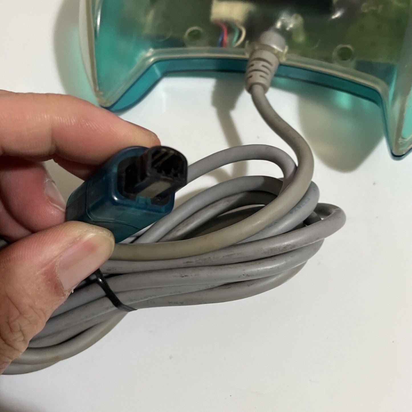 Official Genuine Sega Dreamcast Controller Aqua Transparent HKT-7700