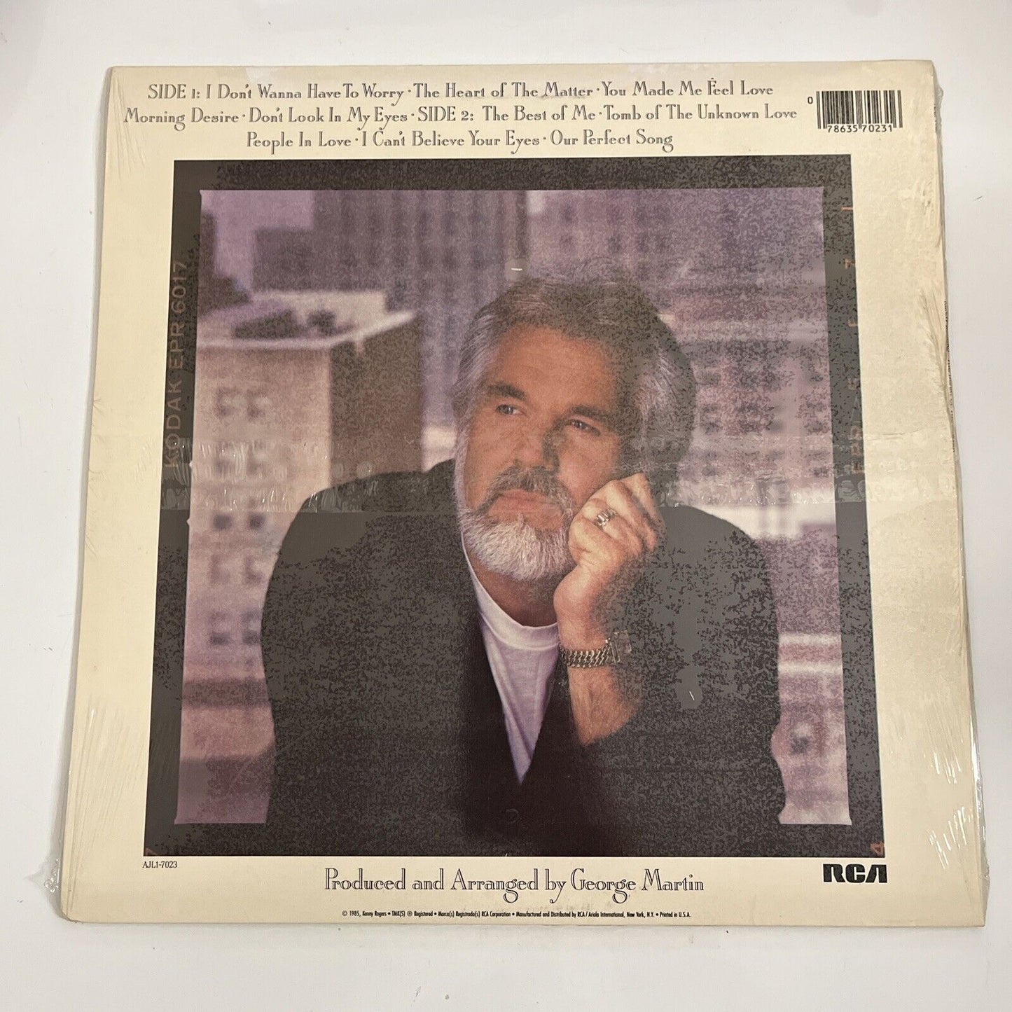 Kenny Rogers – The Heart Of The Matter 1985 LP Vinyl Record RCA AJL1-7023 NEW