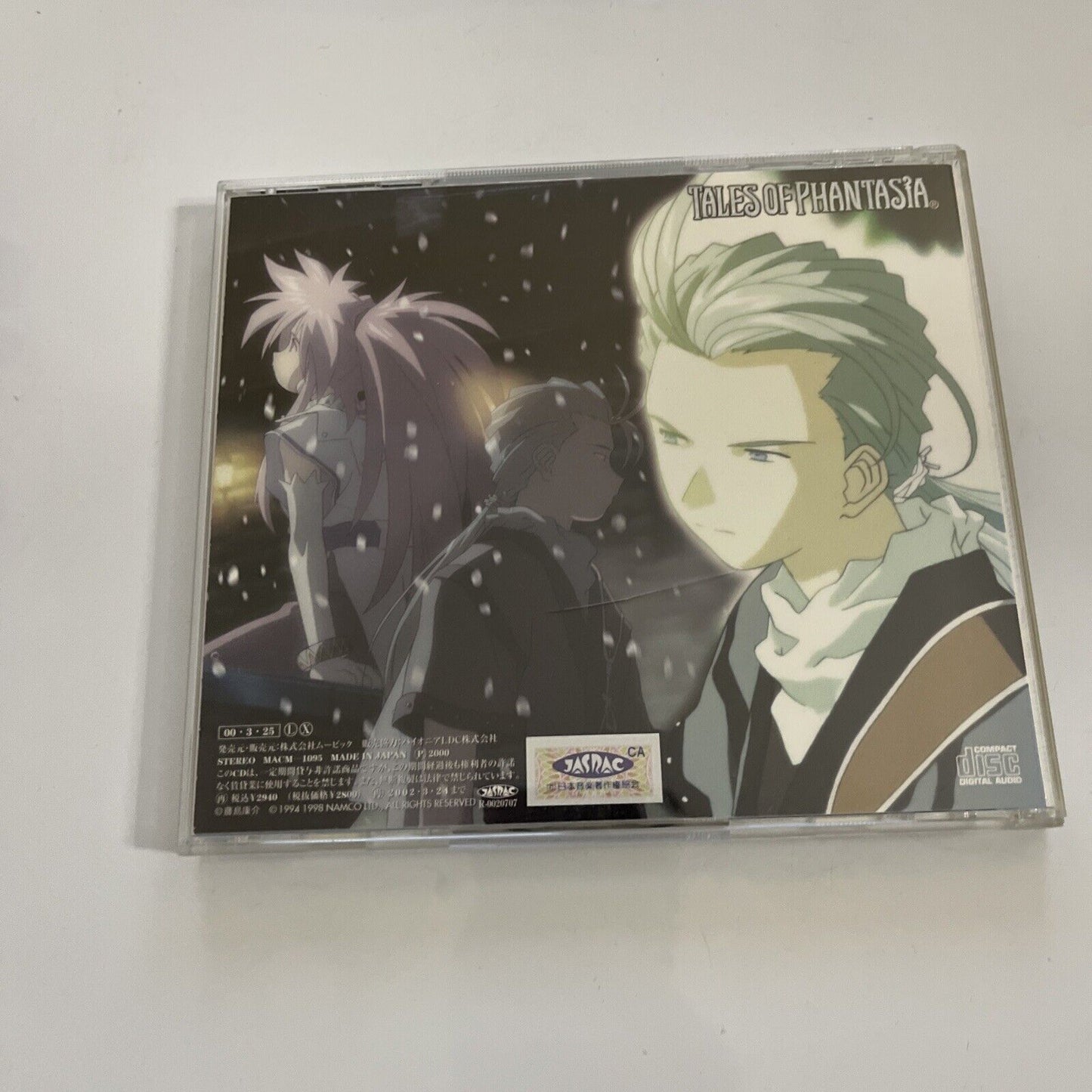 Tales of Phantasia Anthology 2 Rainy Day Blue (CD, 2000) Japanese Anime Drama