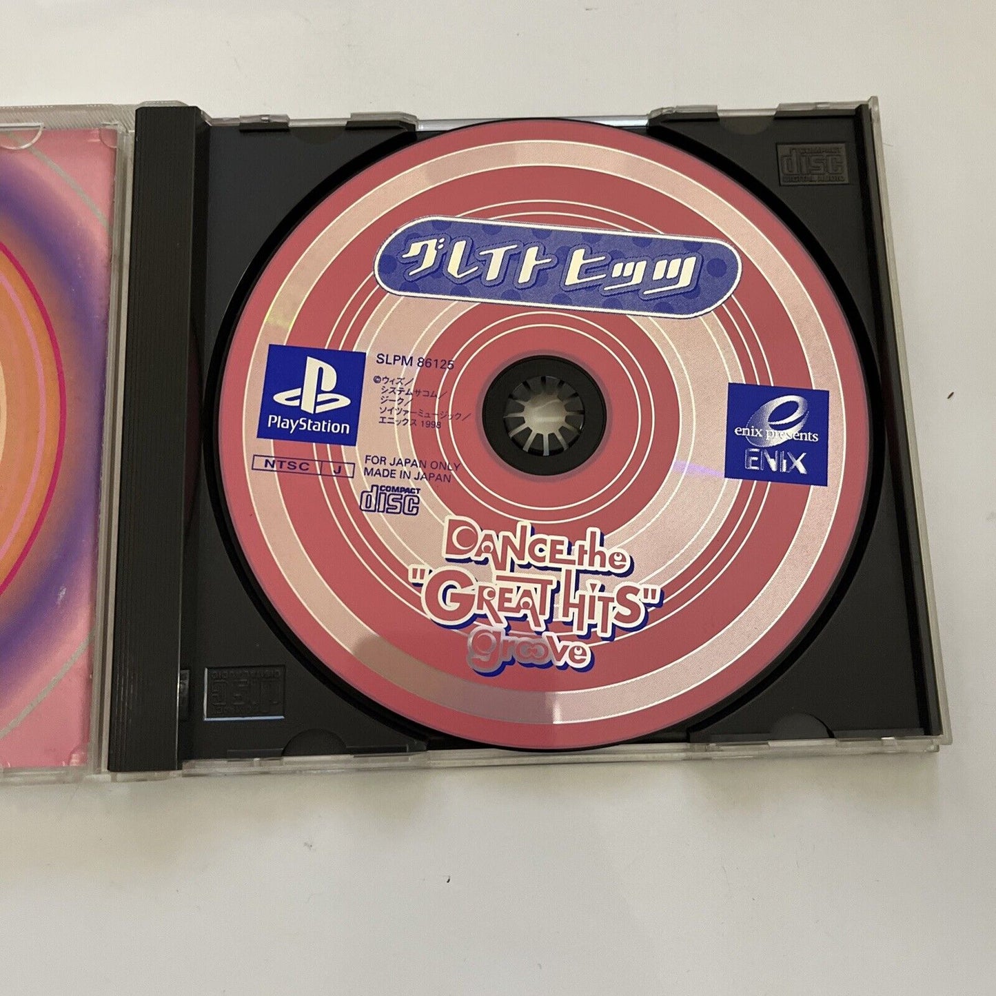 Great Hits : Music Dance Game PS1 Sony PlayStation NTSC-J JAPAN Enix 1998