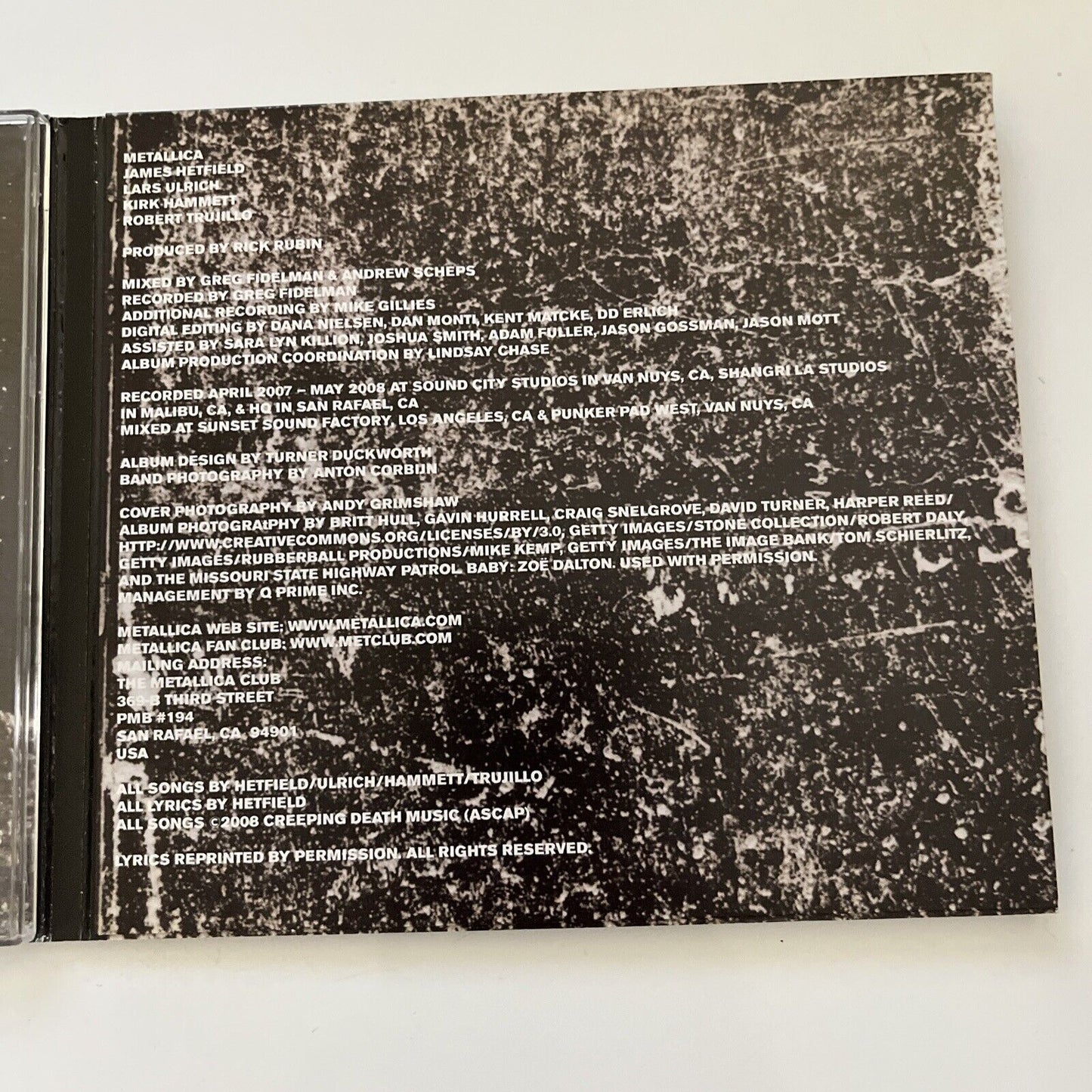 Death Magnetic by Metallica Strong Edition (CD, SHM CD 2008) Japan Obi Limit Ed