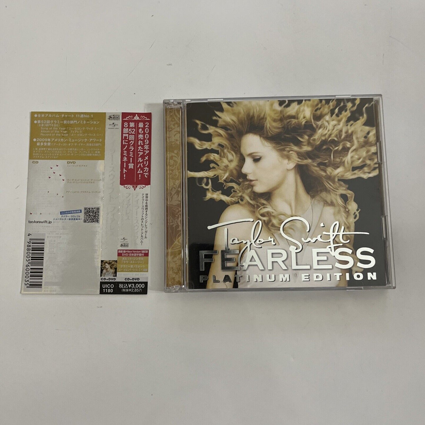 Taylor Swift – Fearless Japan Limited Platinum Edition CD + DVD 2009