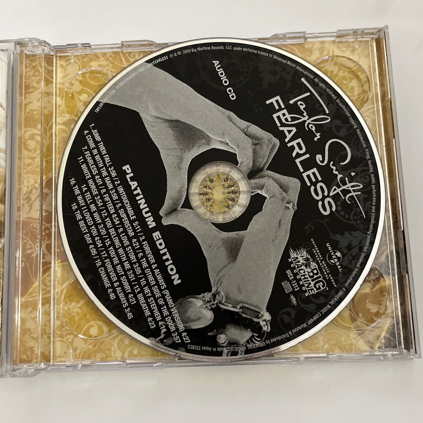 Taylor Swift – Fearless Japan Limited Platinum Edition CD + DVD 2009