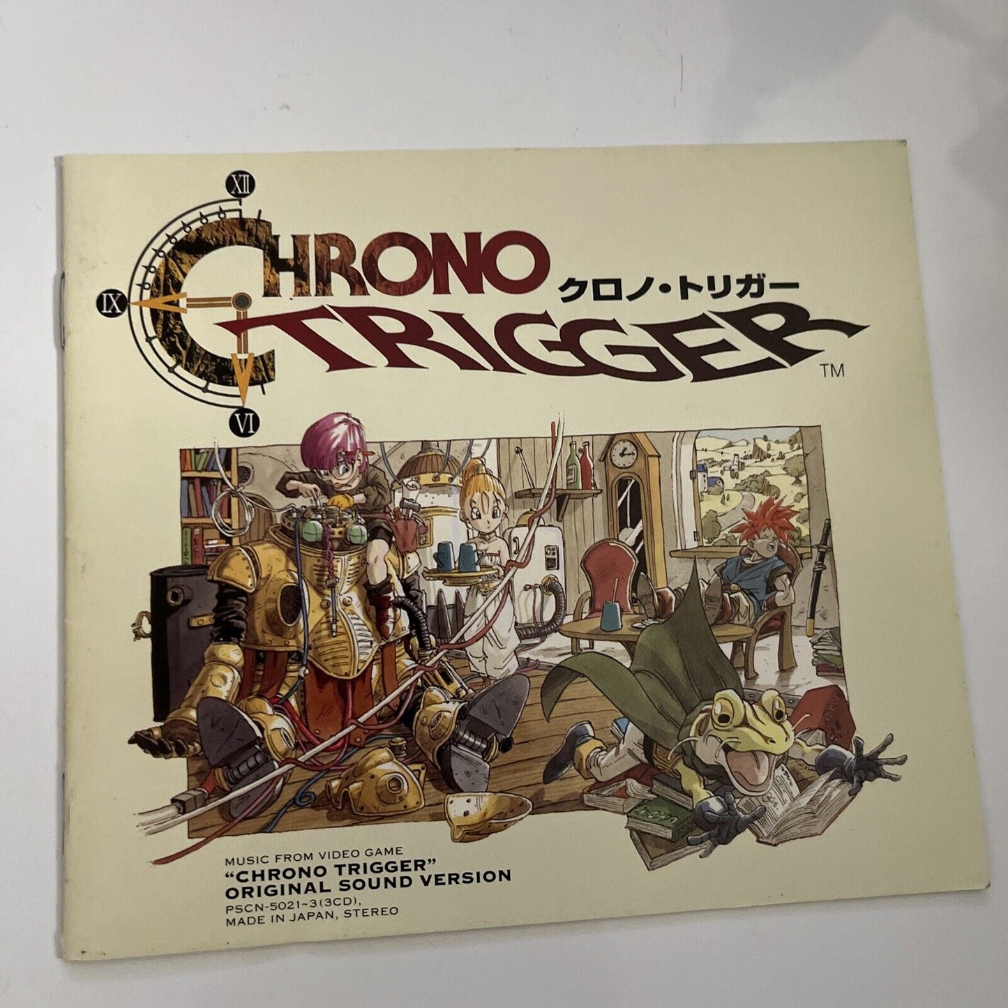 Chrono Trigger Original Sound Version (CD, 1995, 3-Disc) Game Soundtrack Japan