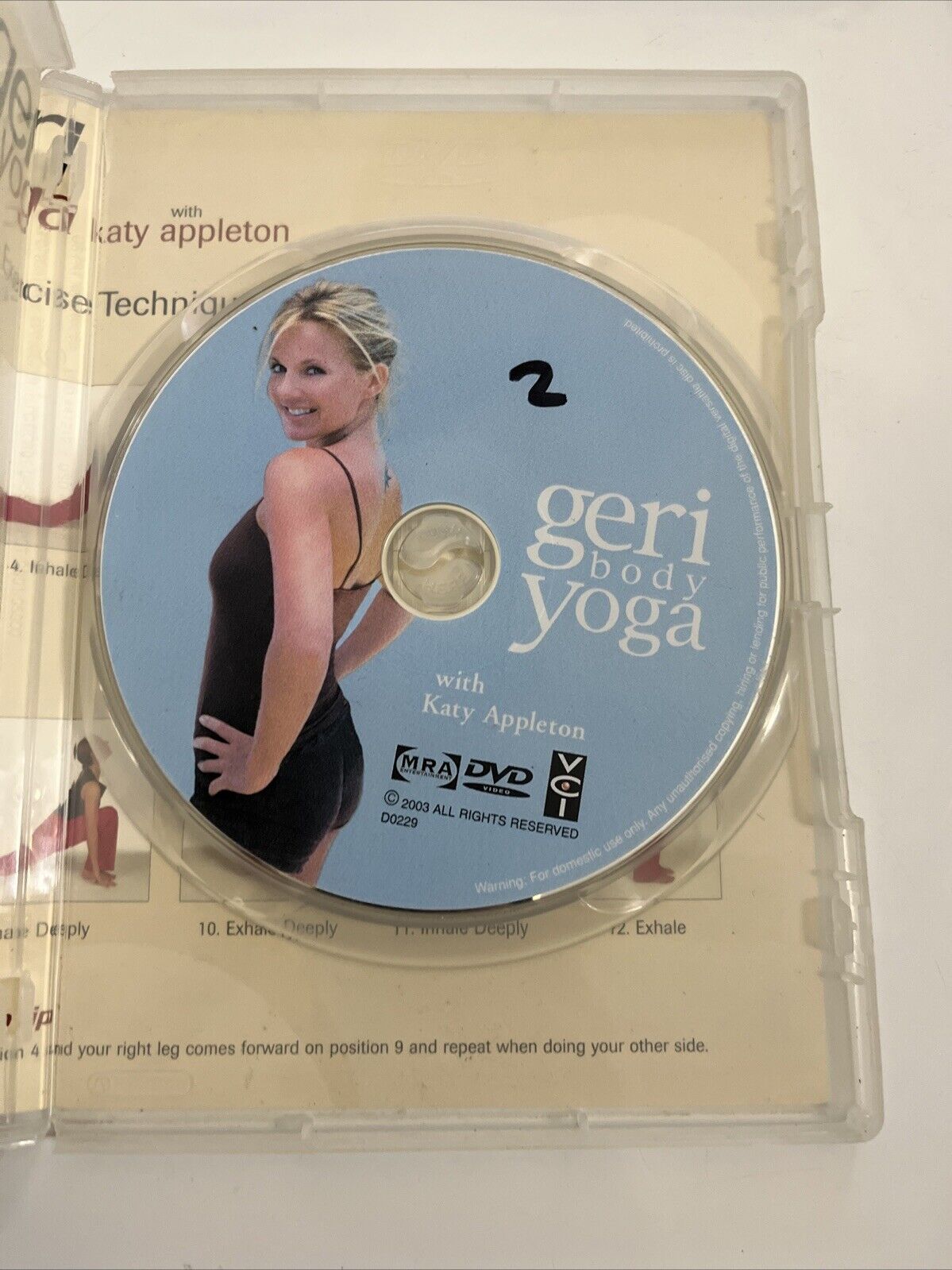 Geri Yoga (DVD, 2001) Katy Appleton, Geri Halliwell Region 4