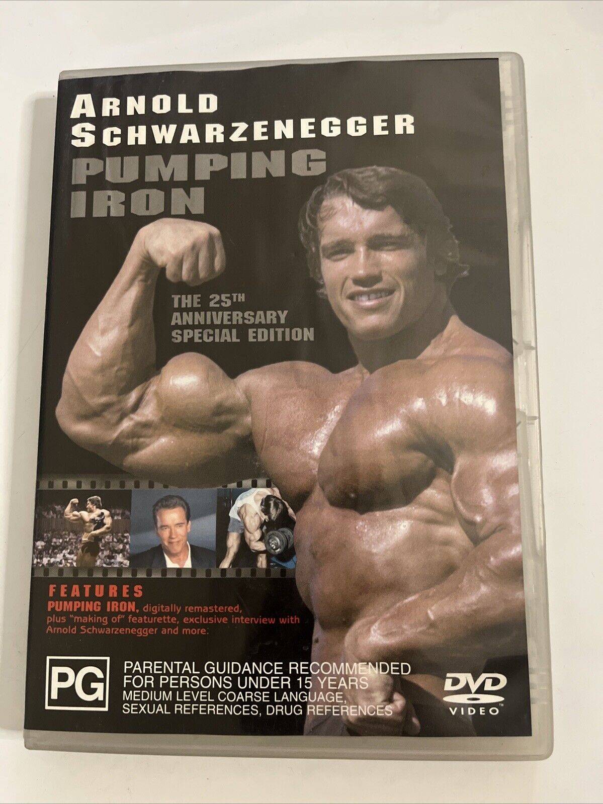 Pumping Iron 25th Anniversary Special Edition (DVD, 1977) Arnold Schwarzenegger