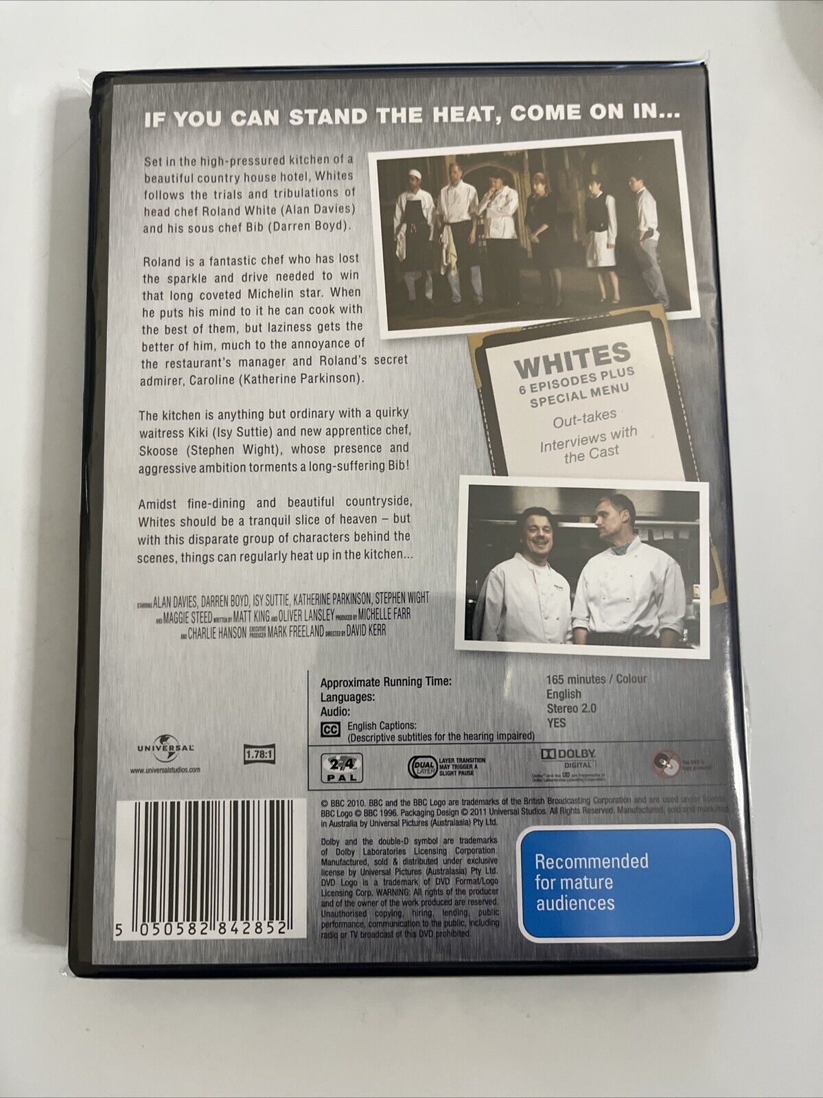Whites : Season 1 (DVD, 2010) BBC Series Alan Davies Region 4 & 2 NEW