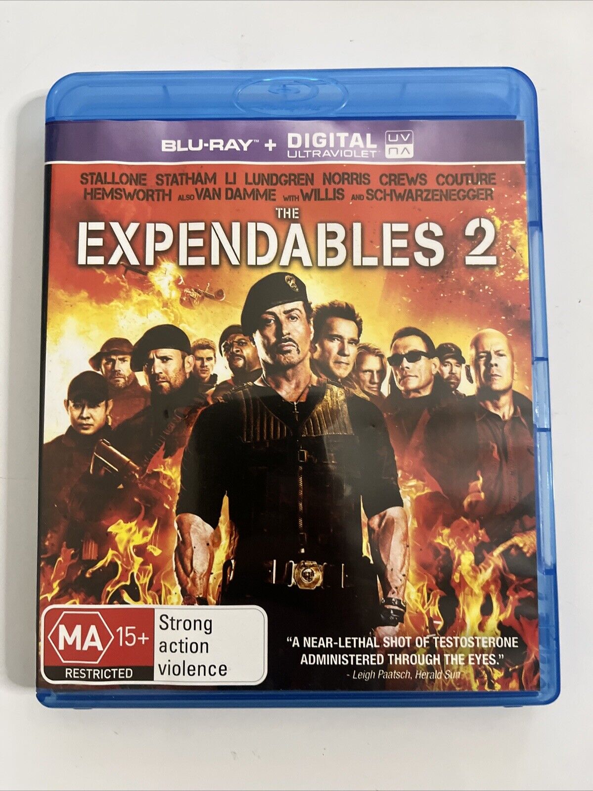 The Expendables Trilogy 1, 2, 3 (Bluray, 2014) Sylvester Stallone Region B