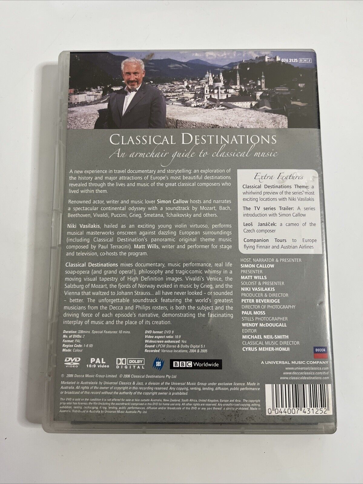 Classical Destinations: An Armchair Guide to Classical Music (DVD) All Regions