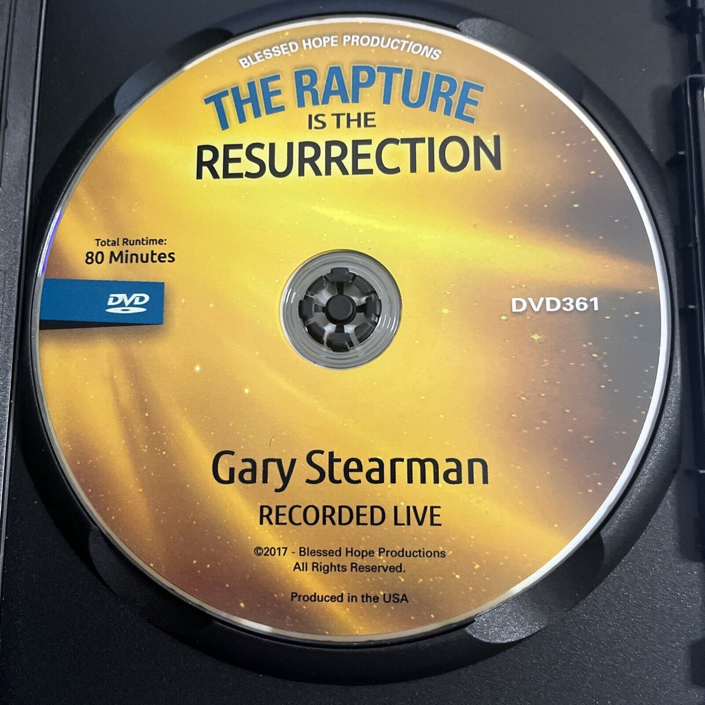 The Rapture Is The Resurrection with Gary Stearman (DVD) All Regions