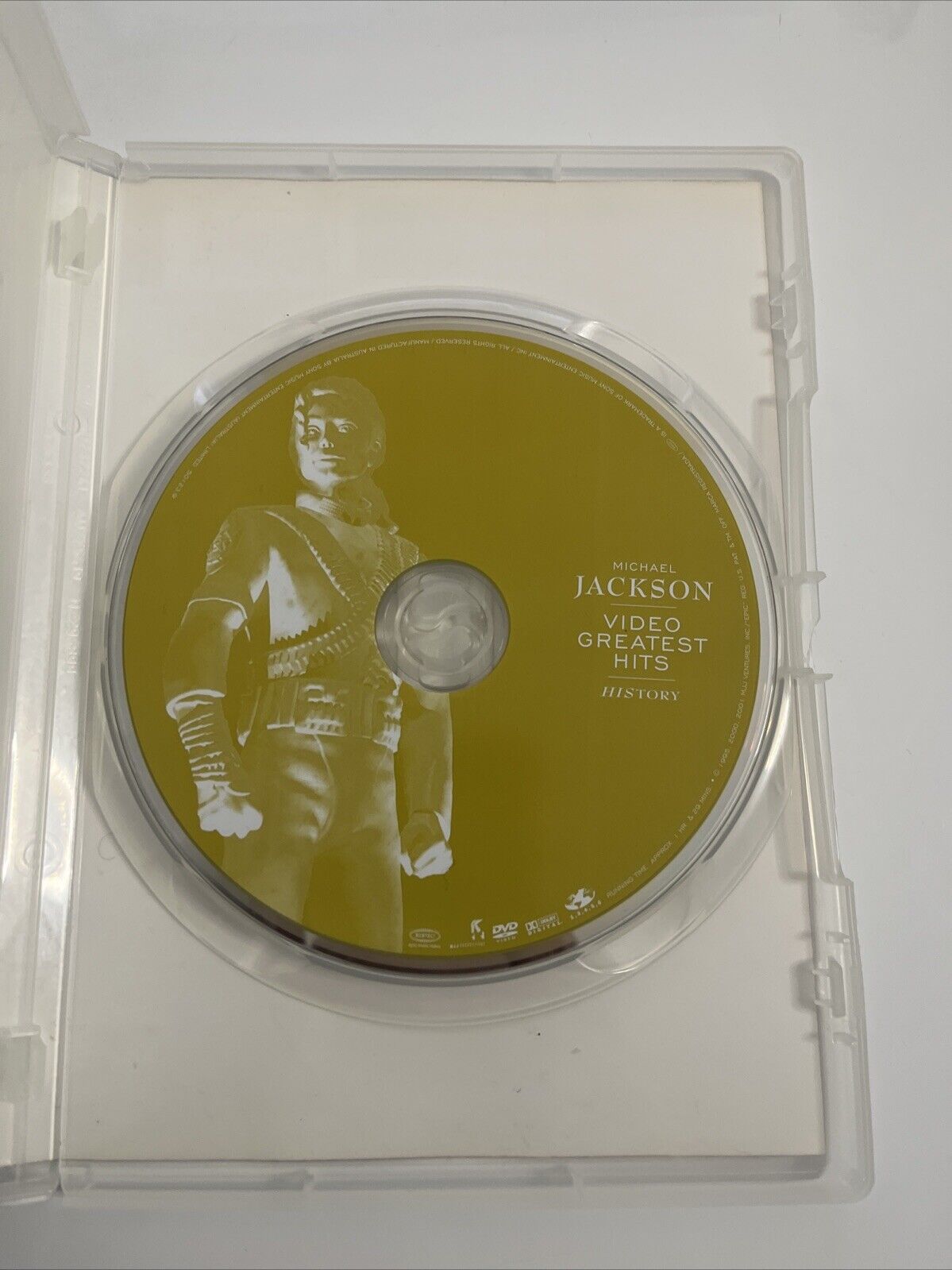 Michael Jackson HIStory Video Greatest Hits (DVD, 2001) Region 4