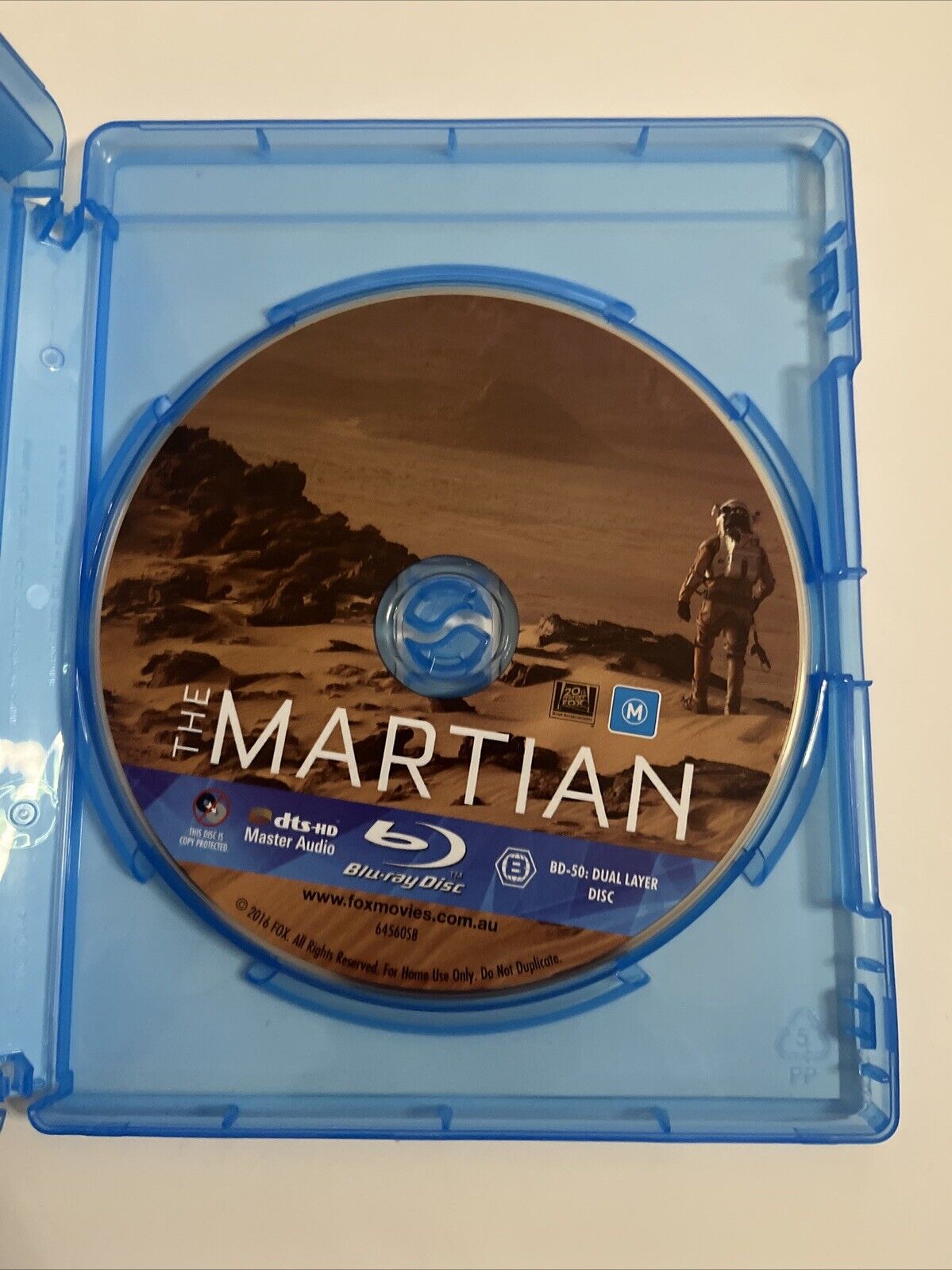 The Martian (Blu-ray, 2014) Matt Damon Region B