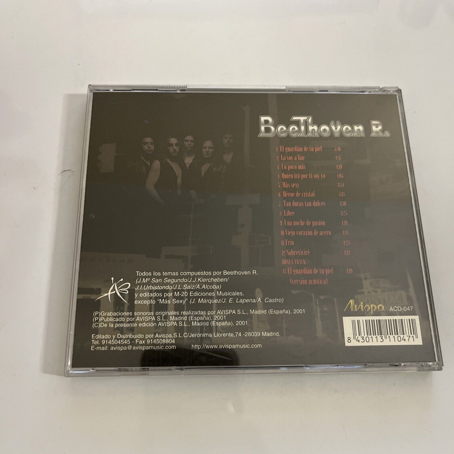 Beethoven R – Un Poco Más (CD, 2001) Album Avispa ACD-047