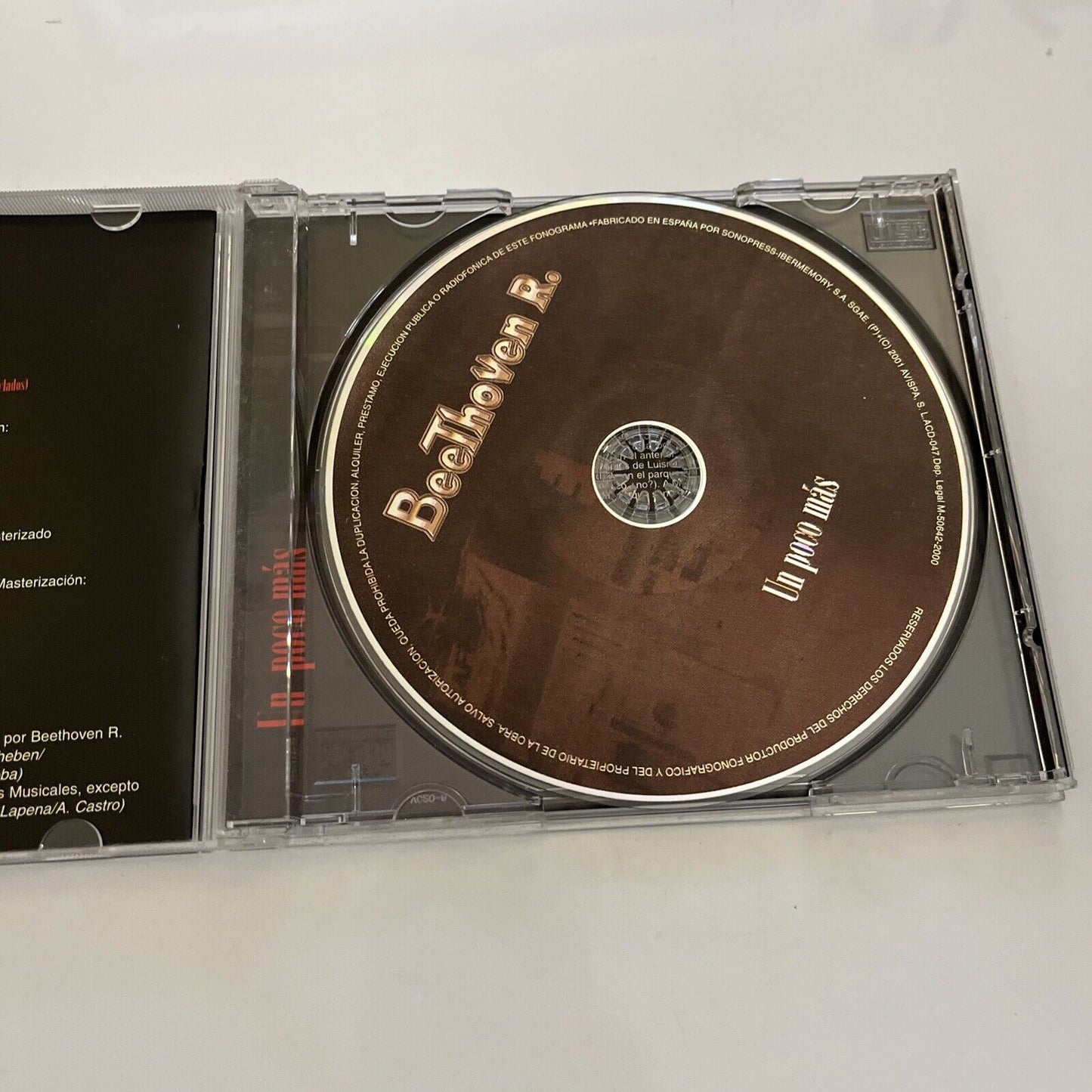 Beethoven R – Un Poco Más (CD, 2001) Album Avispa ACD-047