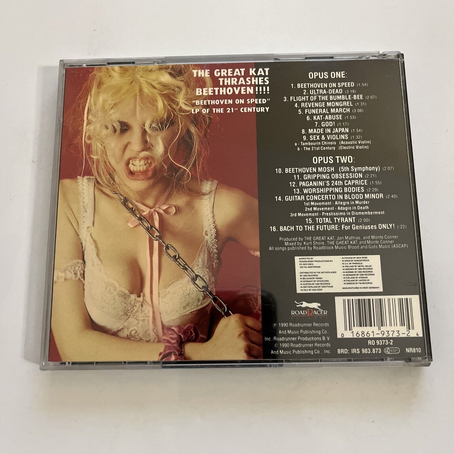 Beethoven on Speed by The Great Kat (CD, 1990) Album