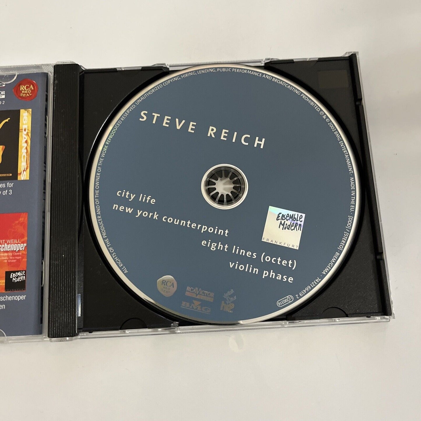 City Life • New York Counterpoint • Eight Lines • Violin by Steve Reich Ensemble