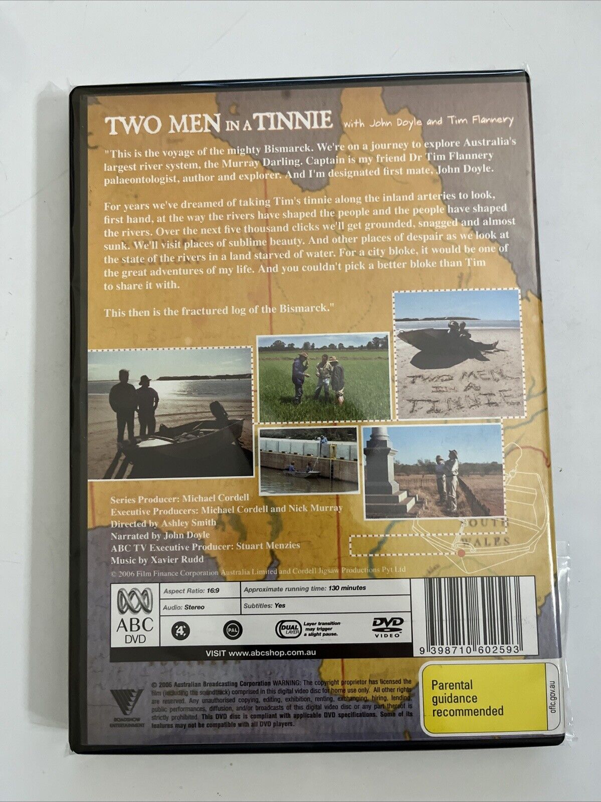 Two Men In A Tinnie with John Doyle and Tim Flannery (DVD, 2005) Region 4 NEW