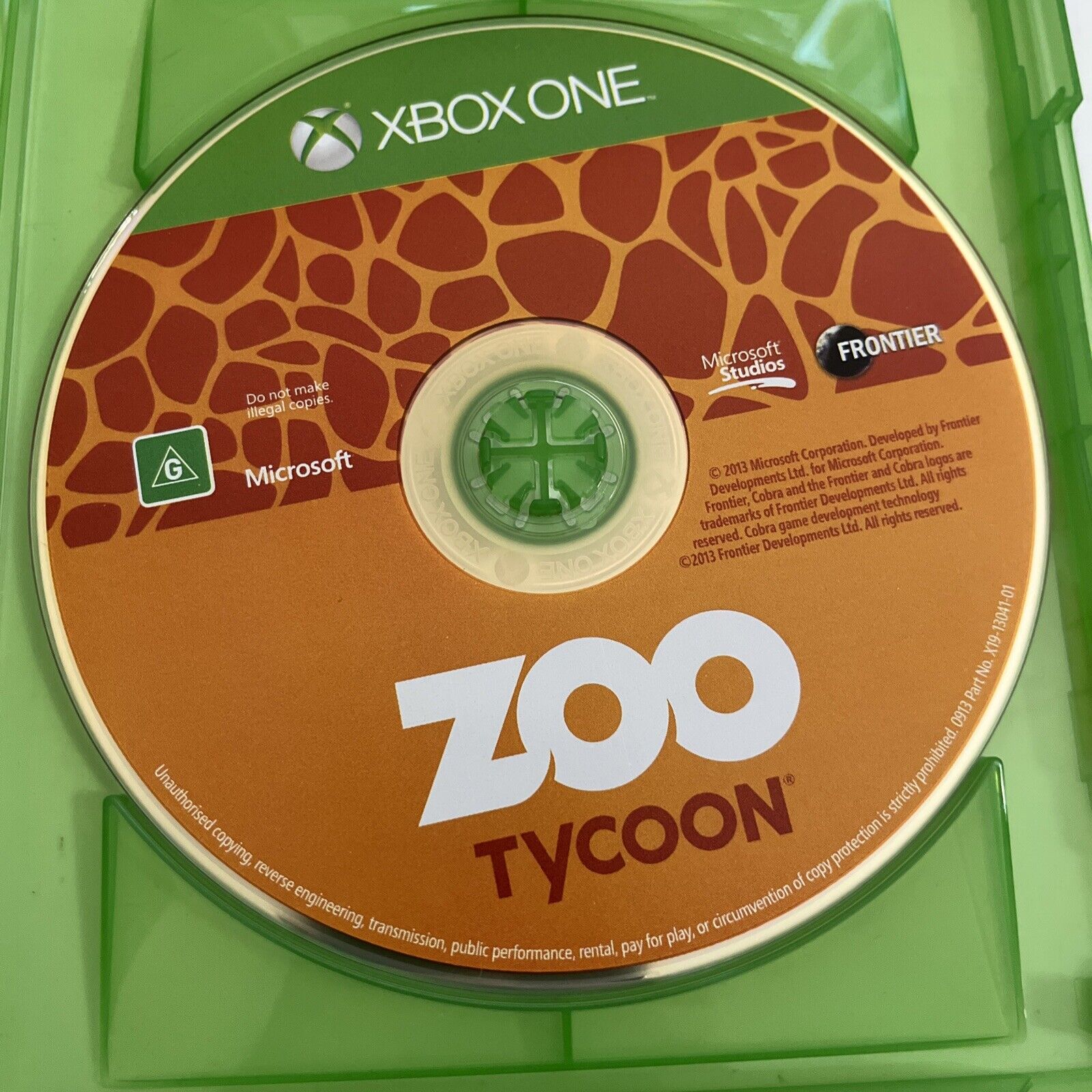 Zoo Tycoon Microsoft XBOX One Game *Disc Only Retro Unit