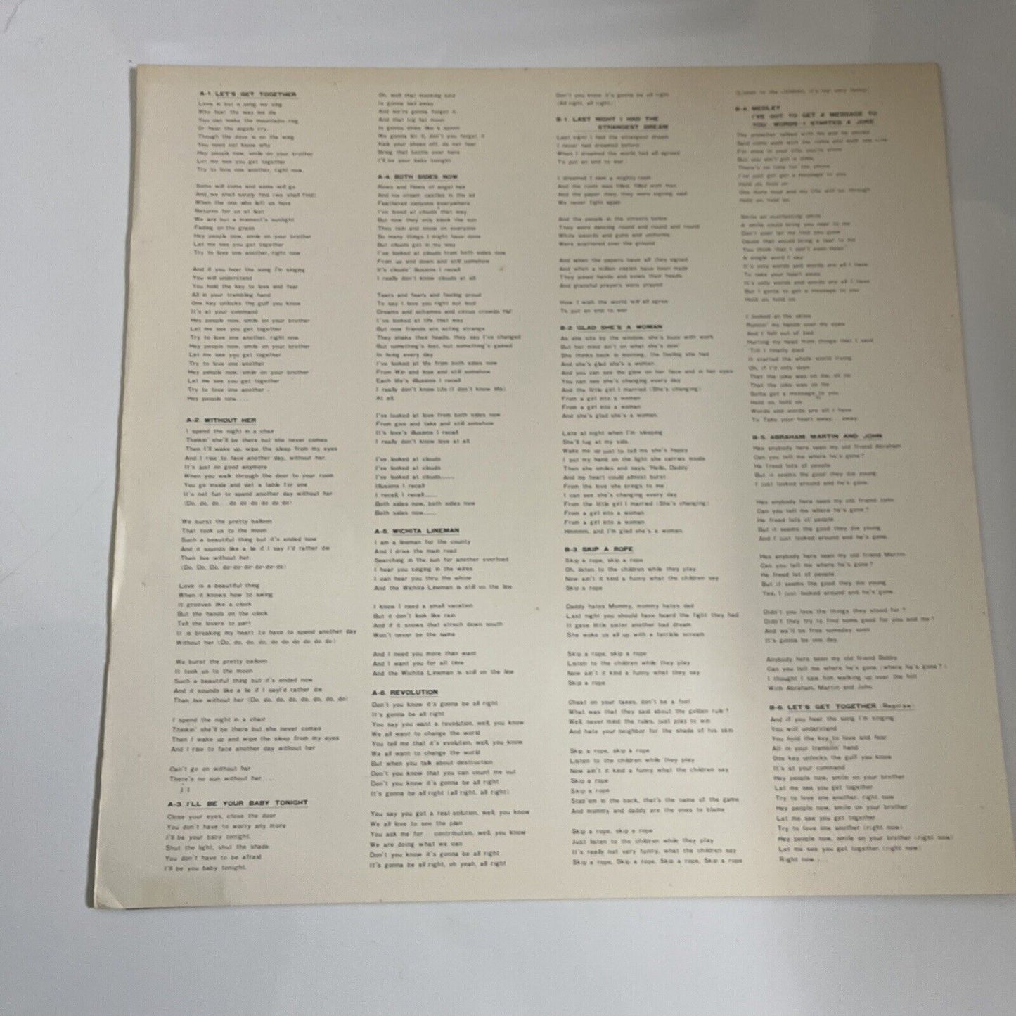 The Brothers Four – Let's Get Together 1969 LP Vinyl Record Obi Japan SONP-50114