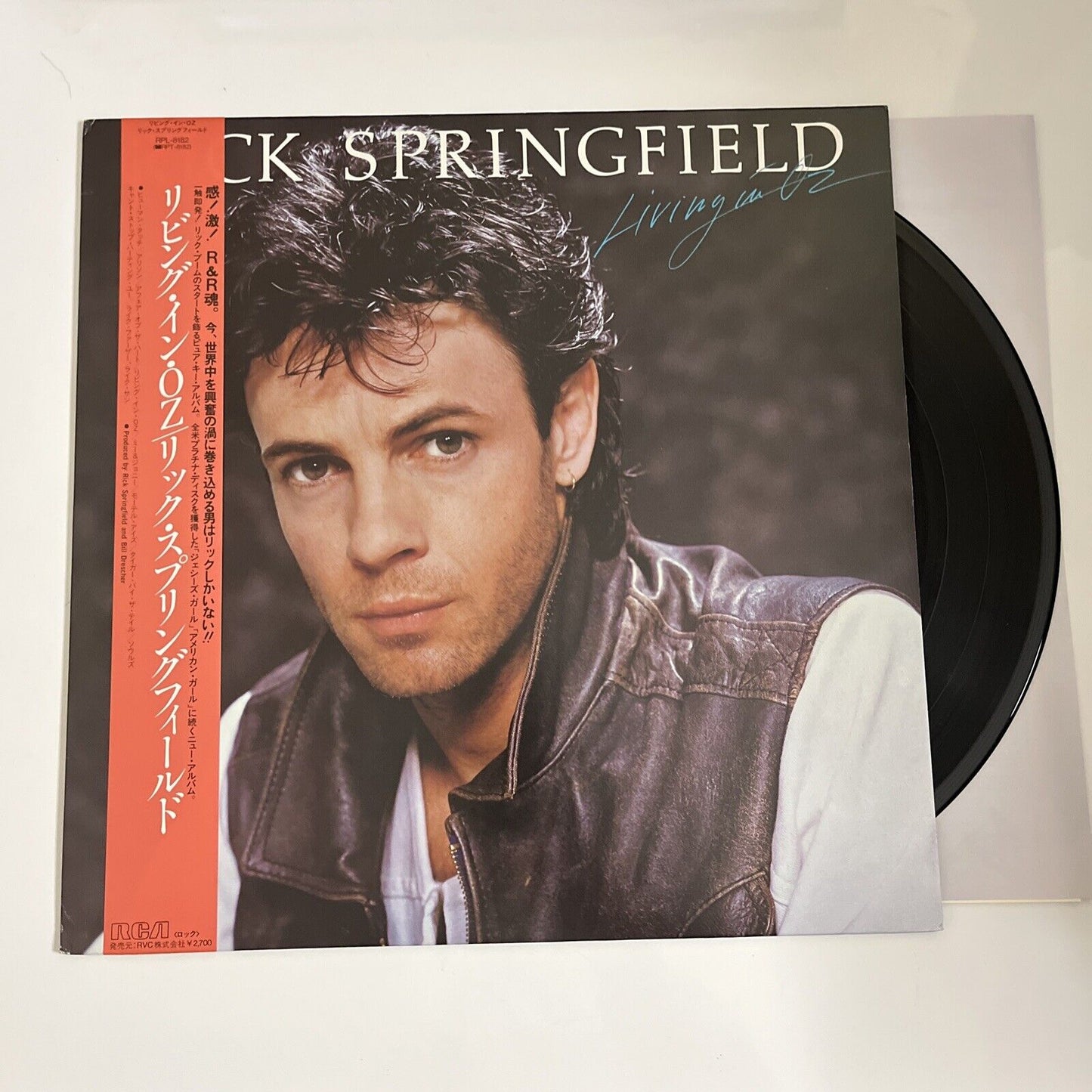 Rick Springfield – Living In Oz 1983 LP Vinyl Album Record Obi Japan RPL-8182