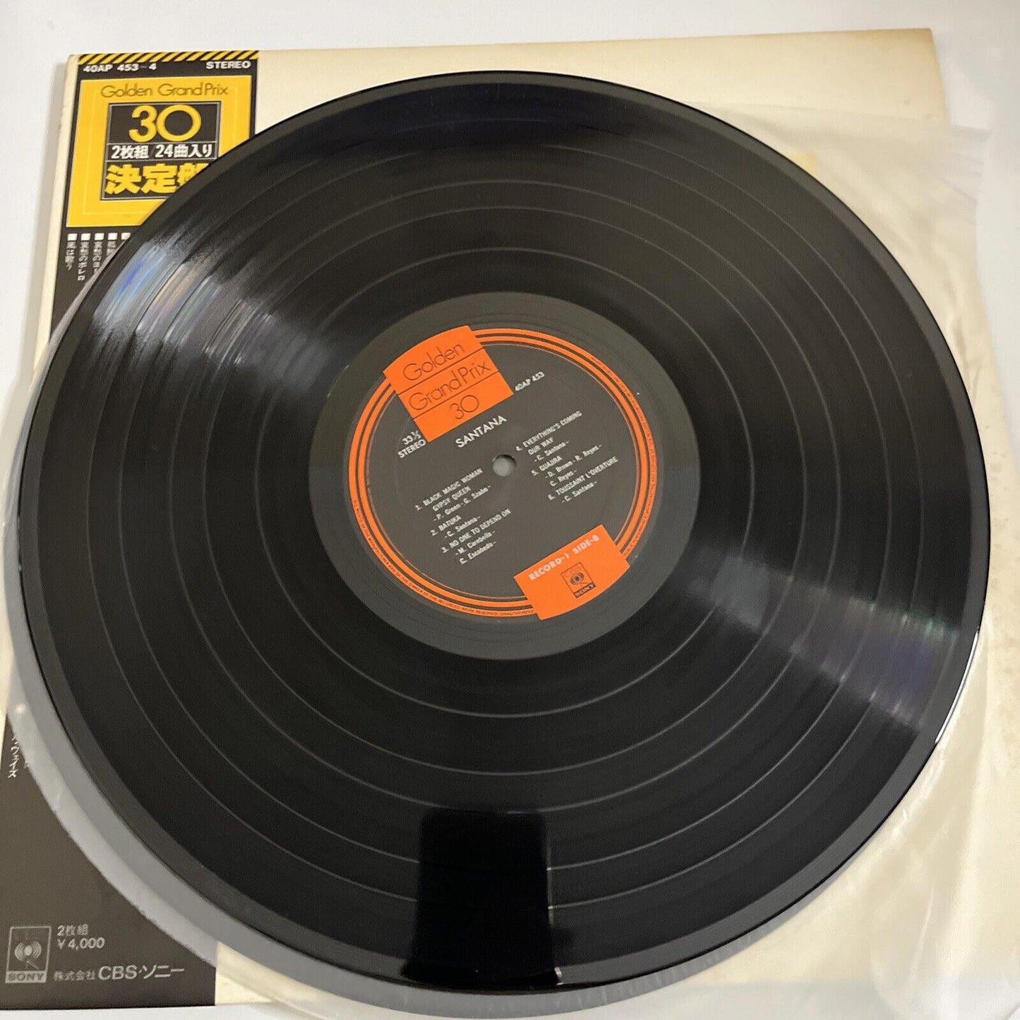 Santana – Golden Grand Prix 30 2x LP 1977 Vinyl Record Gatefold Obi Japan