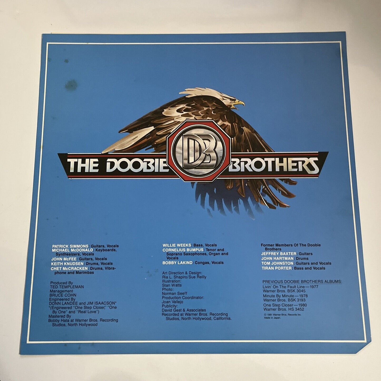 Best Of The Doobies Volume II by The Doobie Brothers 1981 LP Vinyl Record