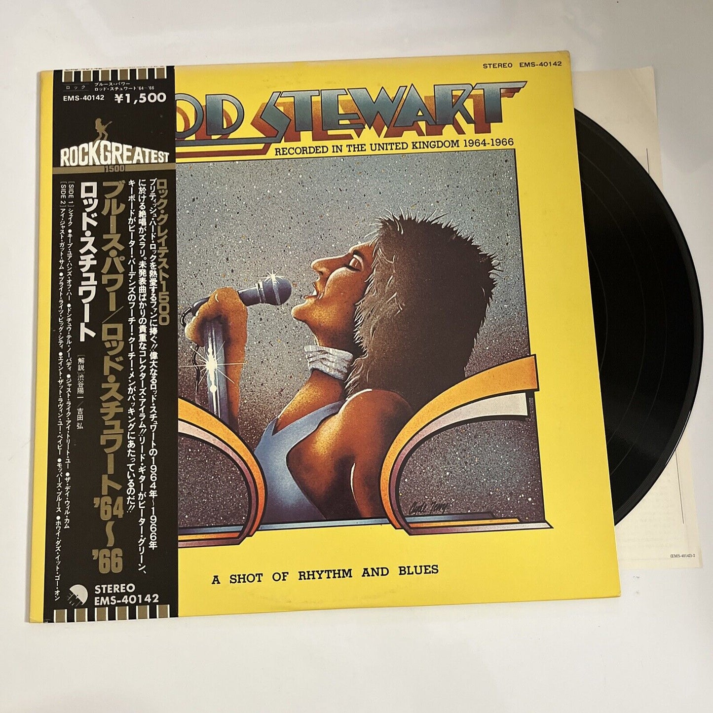 A Shot Of Rhythm And Blues by Rod Stewart 1979 LP Vinyl Album Record EMS-40142