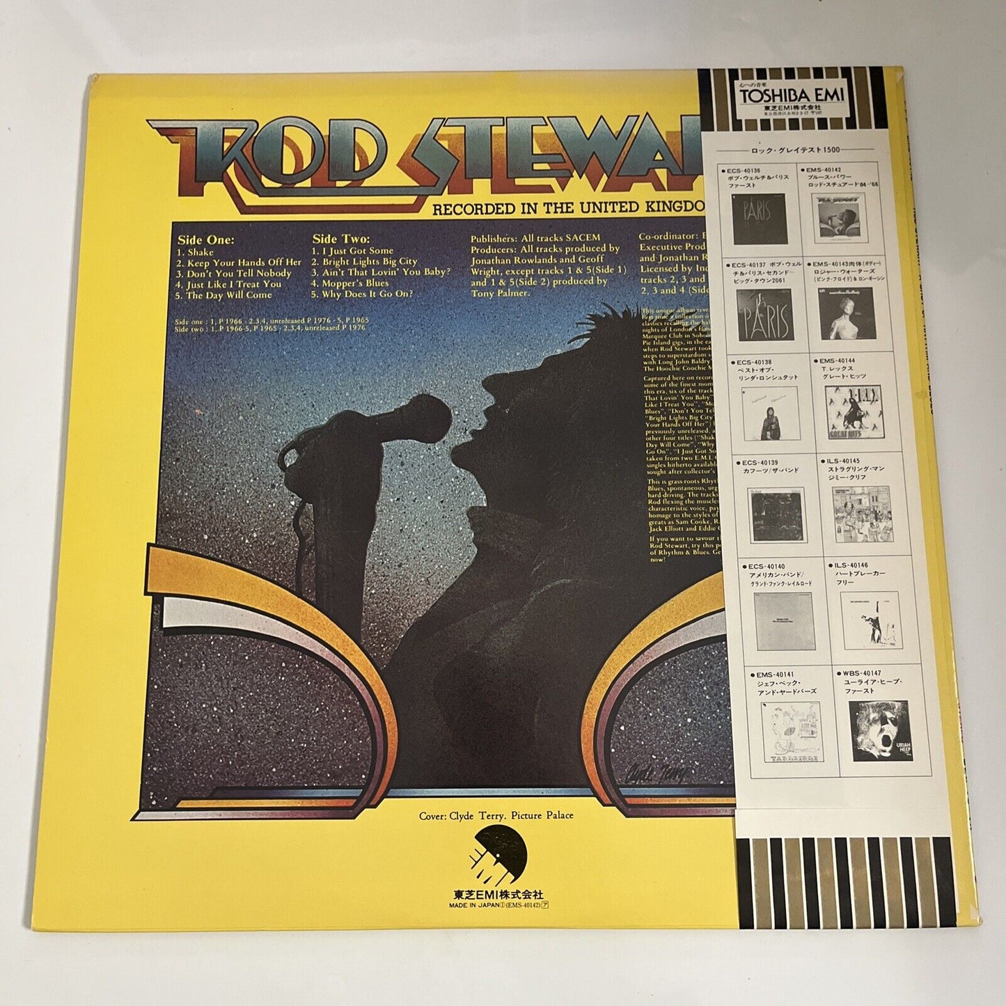 A Shot Of Rhythm And Blues by Rod Stewart 1979 LP Vinyl Album Record EMS-40142