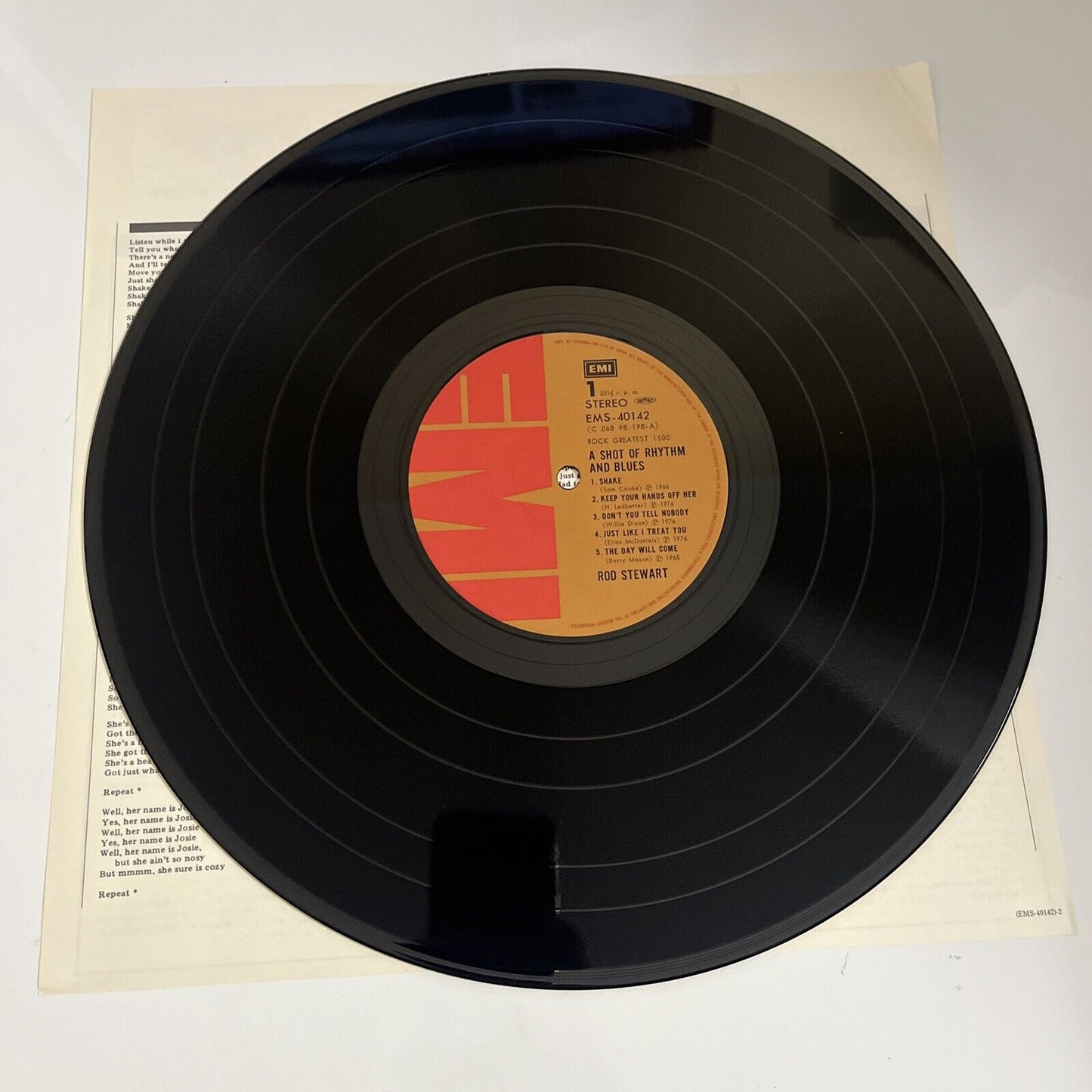 A Shot Of Rhythm And Blues by Rod Stewart 1979 LP Vinyl Album Record EMS-40142