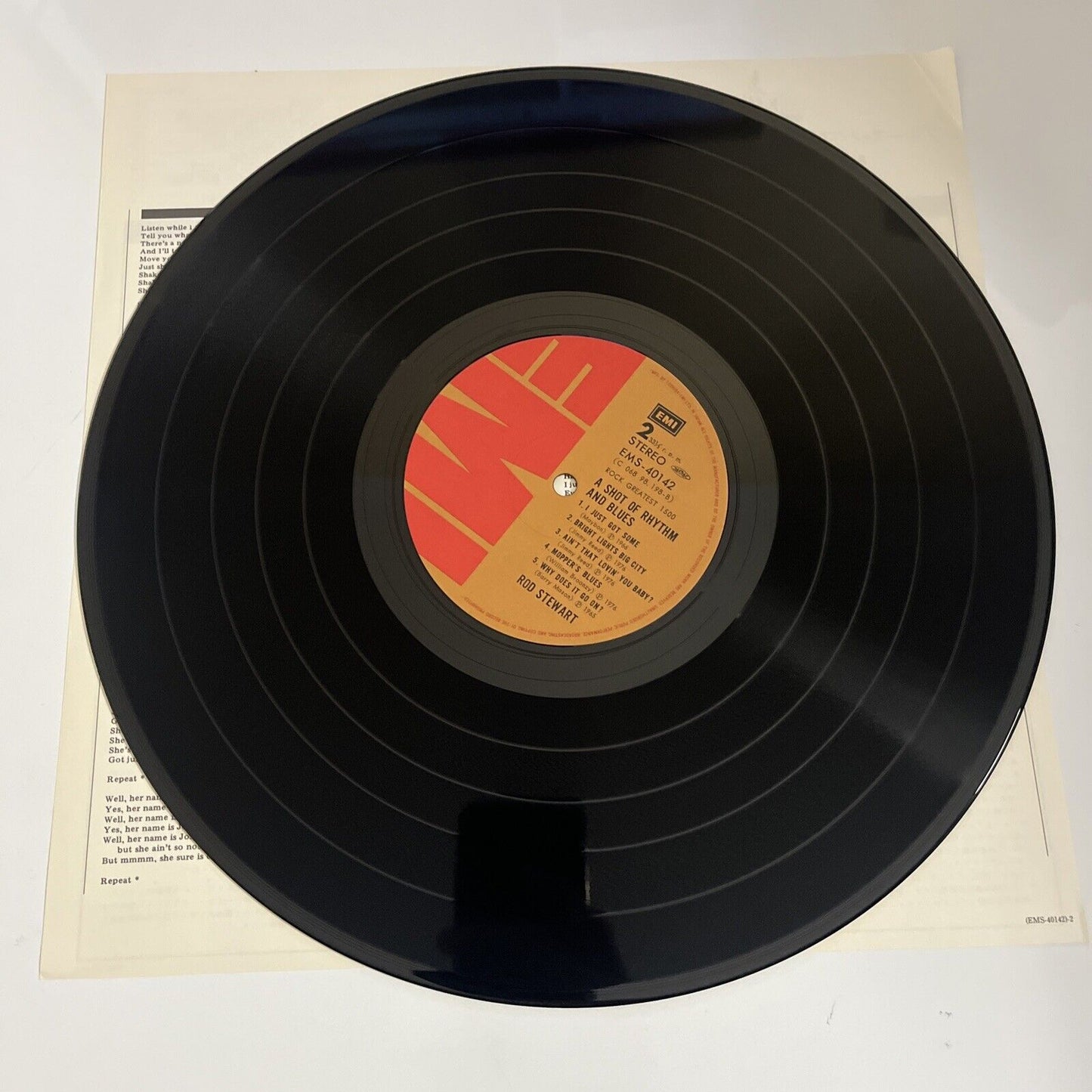 A Shot Of Rhythm And Blues by Rod Stewart 1979 LP Vinyl Album Record EMS-40142