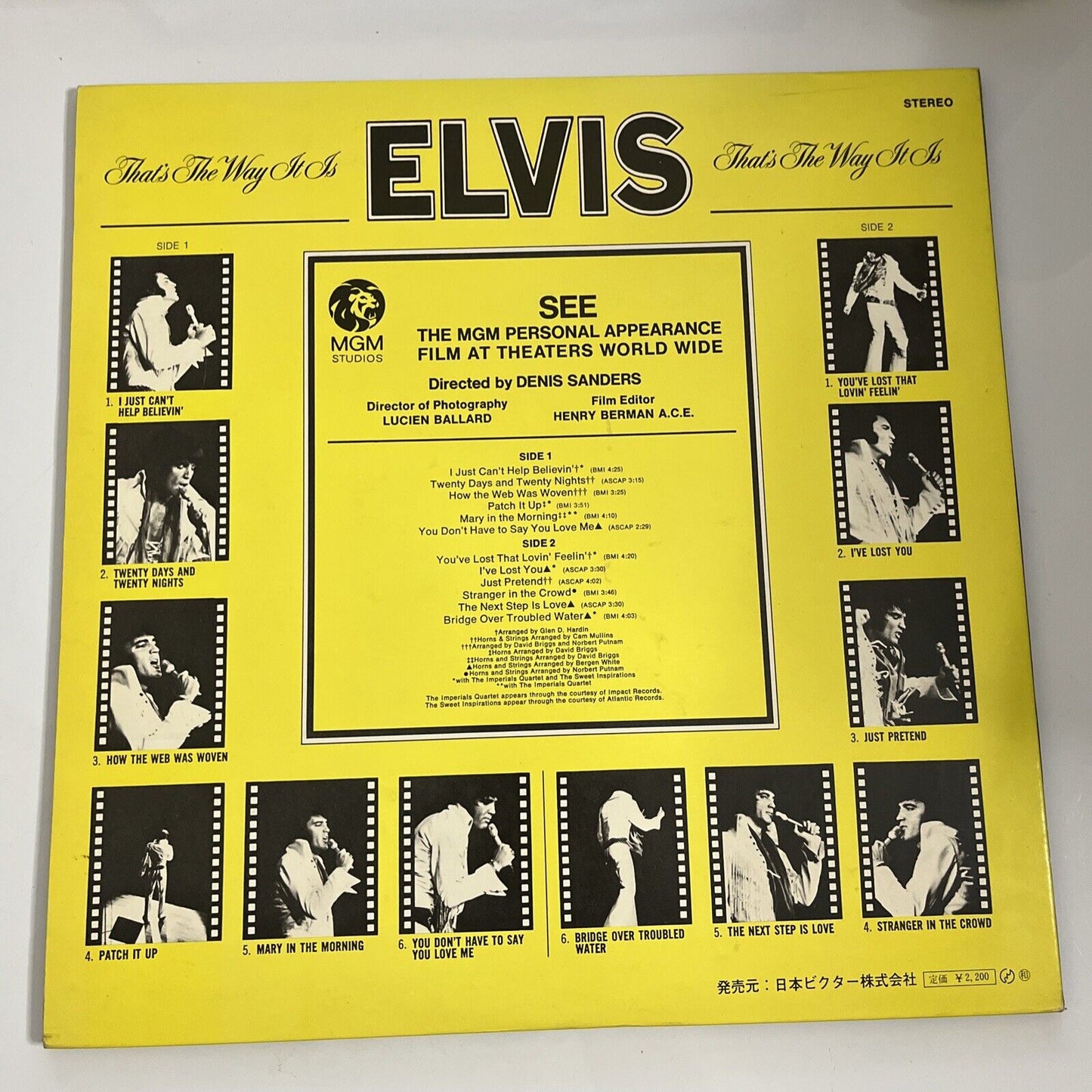 Elvis That's The Way It Is 1971 LP Vinyl Record Gatefold Obi Japan RCA SX-61