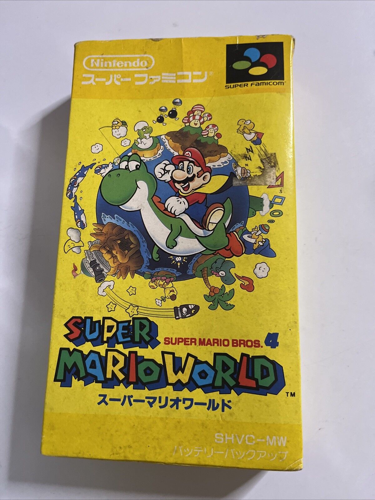 Super Mario World Nintendo Super Famicom SNES NTSC-J JAPAN 1990 Game Complete