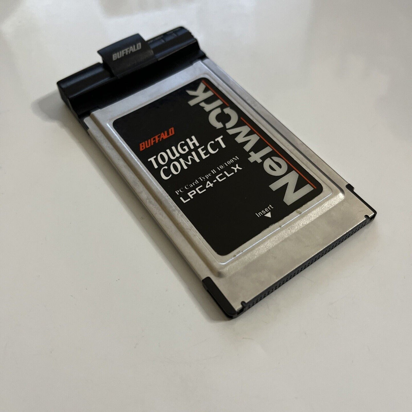 Buffalo Network Ethernet LAN Card PC Type II 10/100M Laptop PCMCIA LPC4-CLX