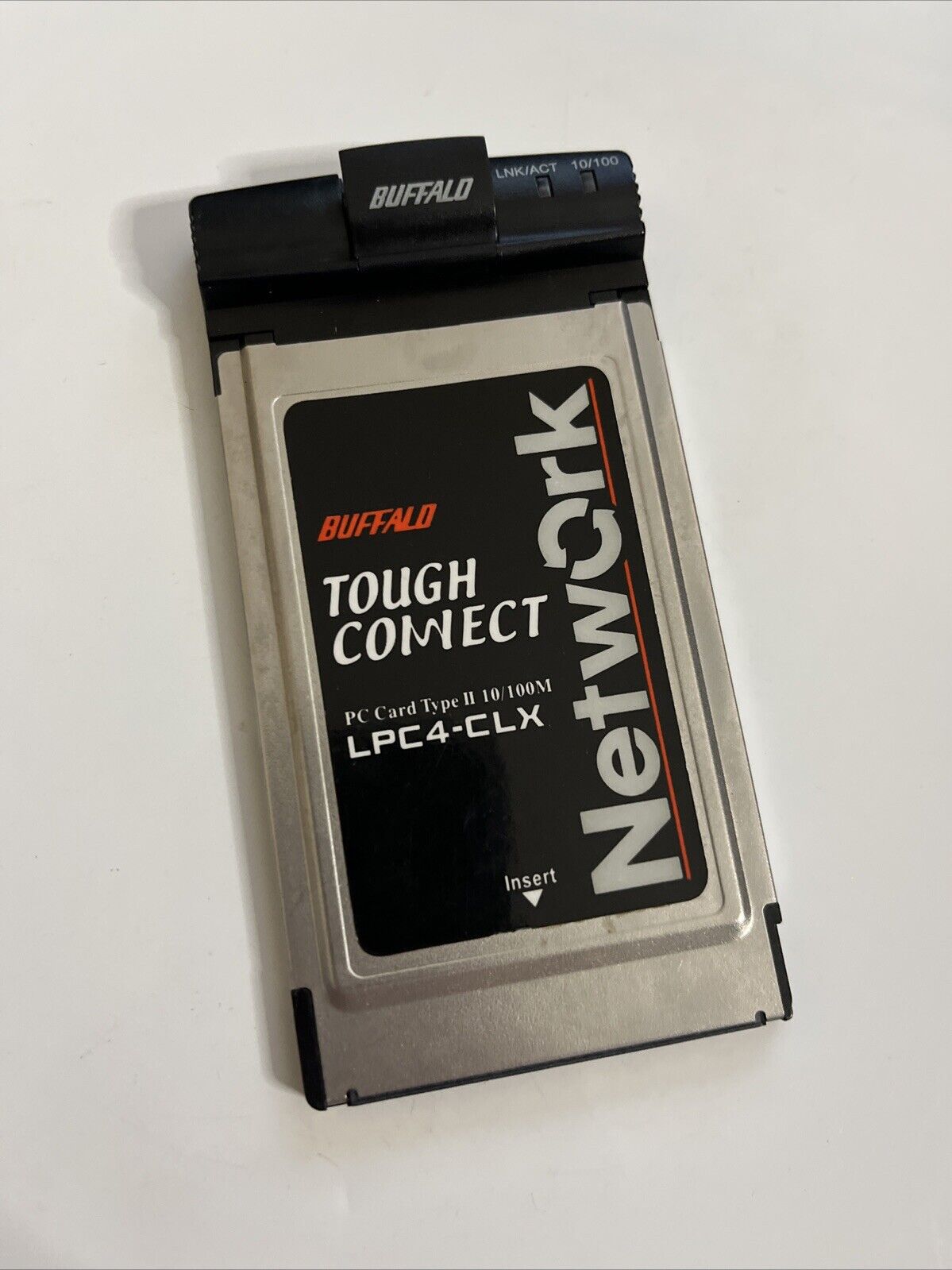 Buffalo Network Ethernet LAN Card PC Type II 10/100M Laptop PCMCIA LPC4-CLX