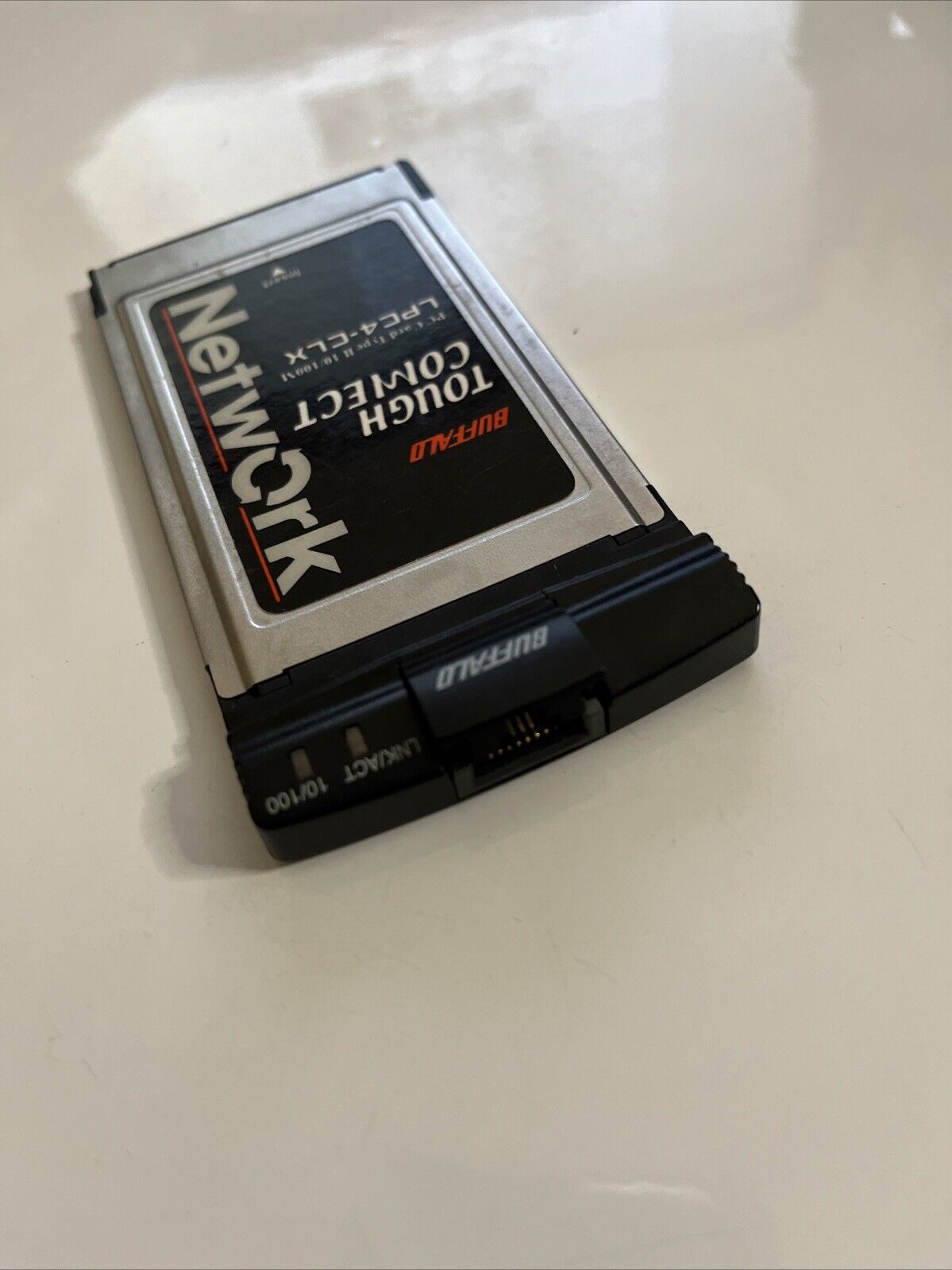 Buffalo Network Ethernet LAN Card PC Type II 10/100M Laptop PCMCIA LPC4-CLX