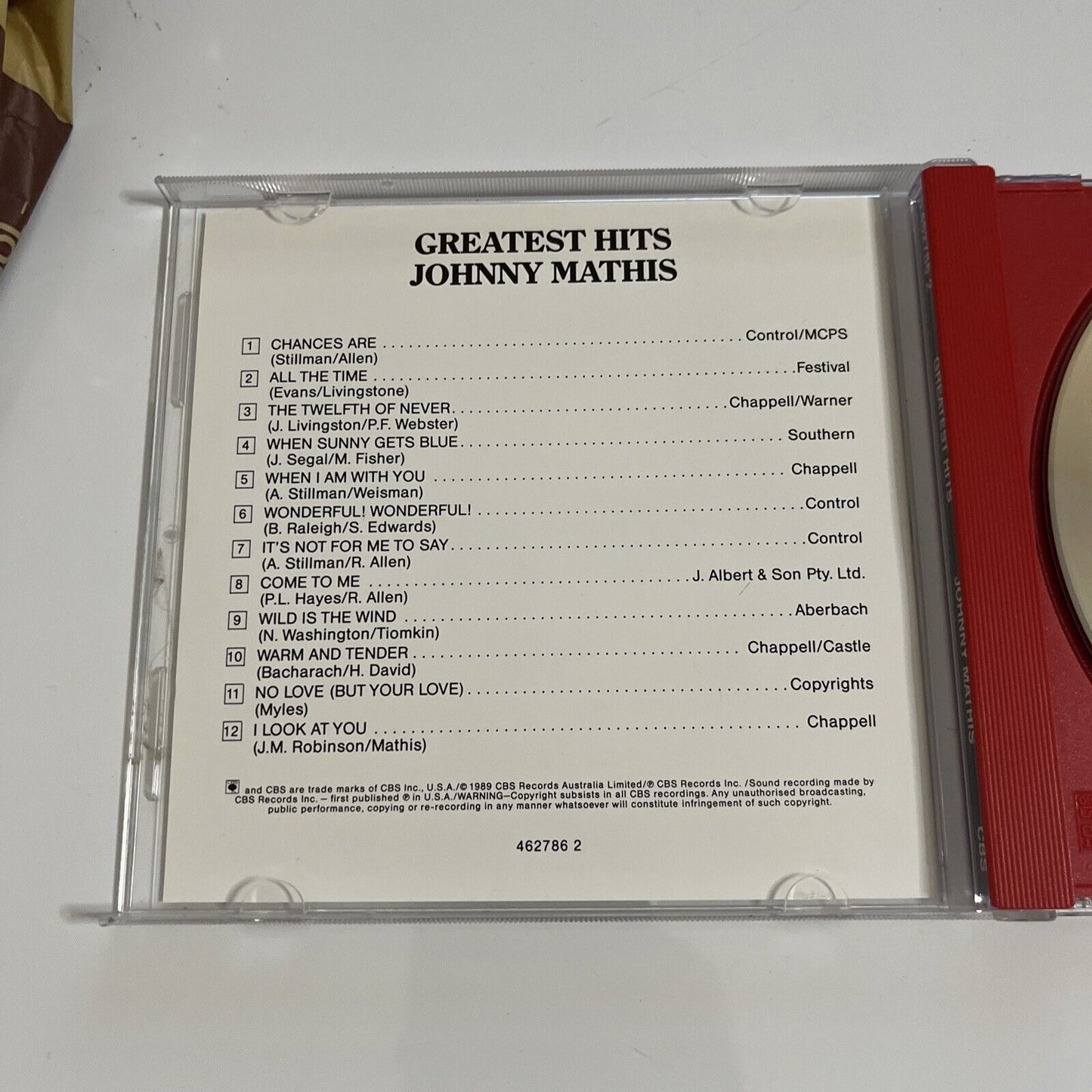 Johnny's Greatest Hits by Johnny Mathis (CD, 1993) Album
